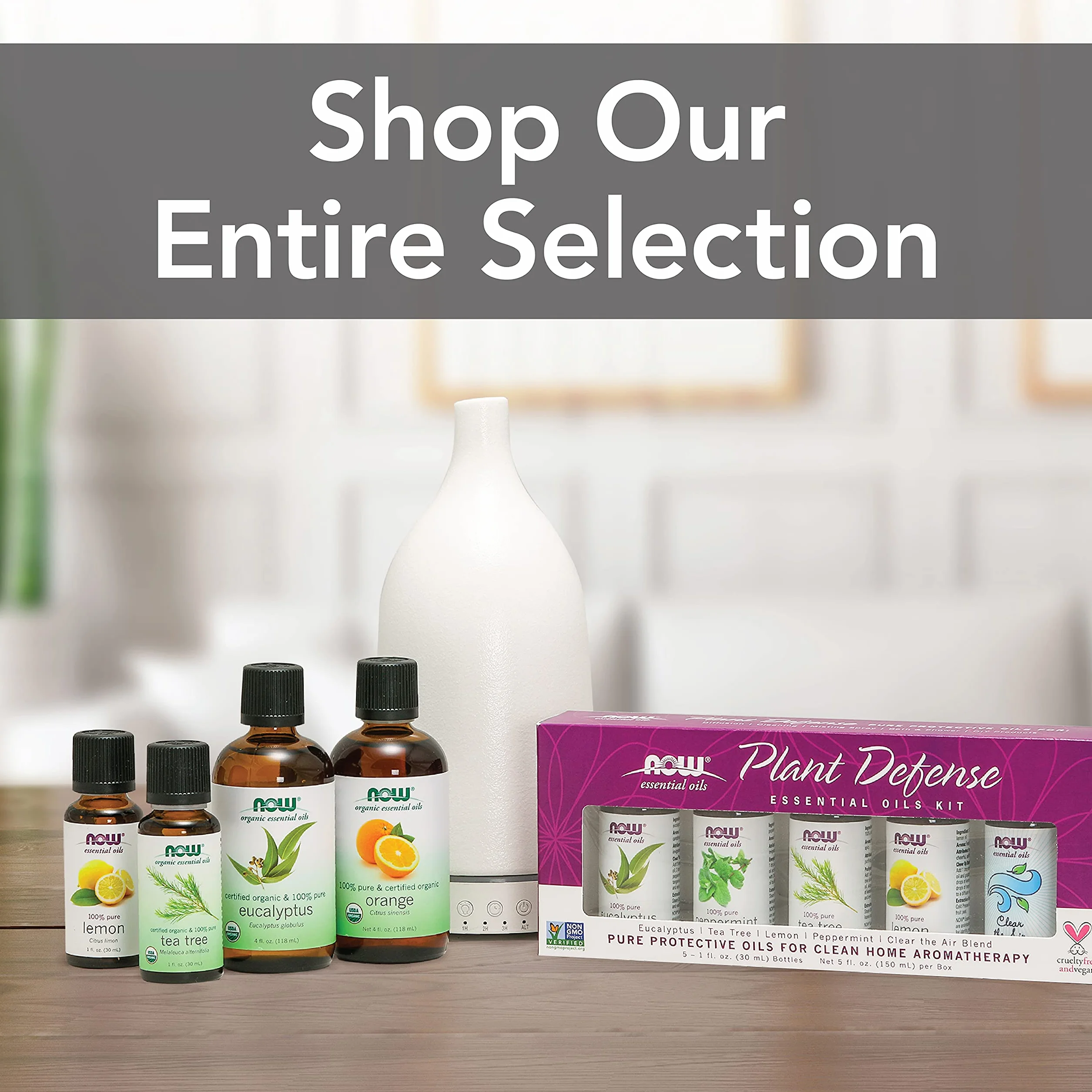NOW Essential Oils, Eucalyptus Oil, oczyszczający zapach aromaterapeutyczny, destylowany parą wodną, wegański, nakrętka zabezpieczająca przed dziećmi, 30 ml