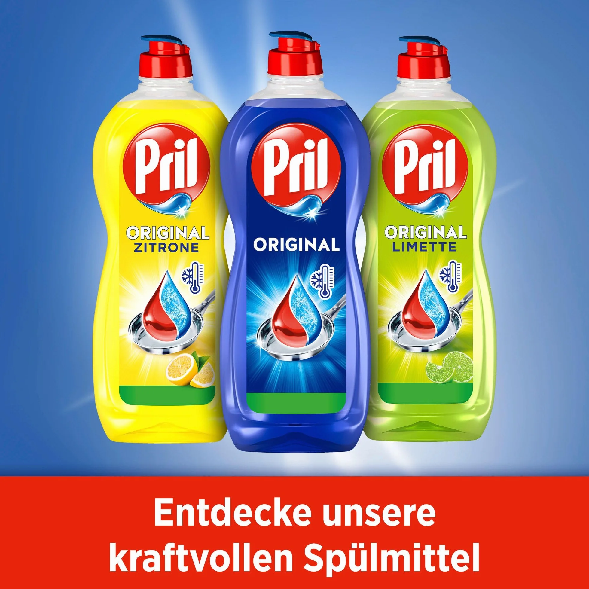 PRIL Oryginalny zestaw detergentów do mycia naczyń 2 x 675 ml