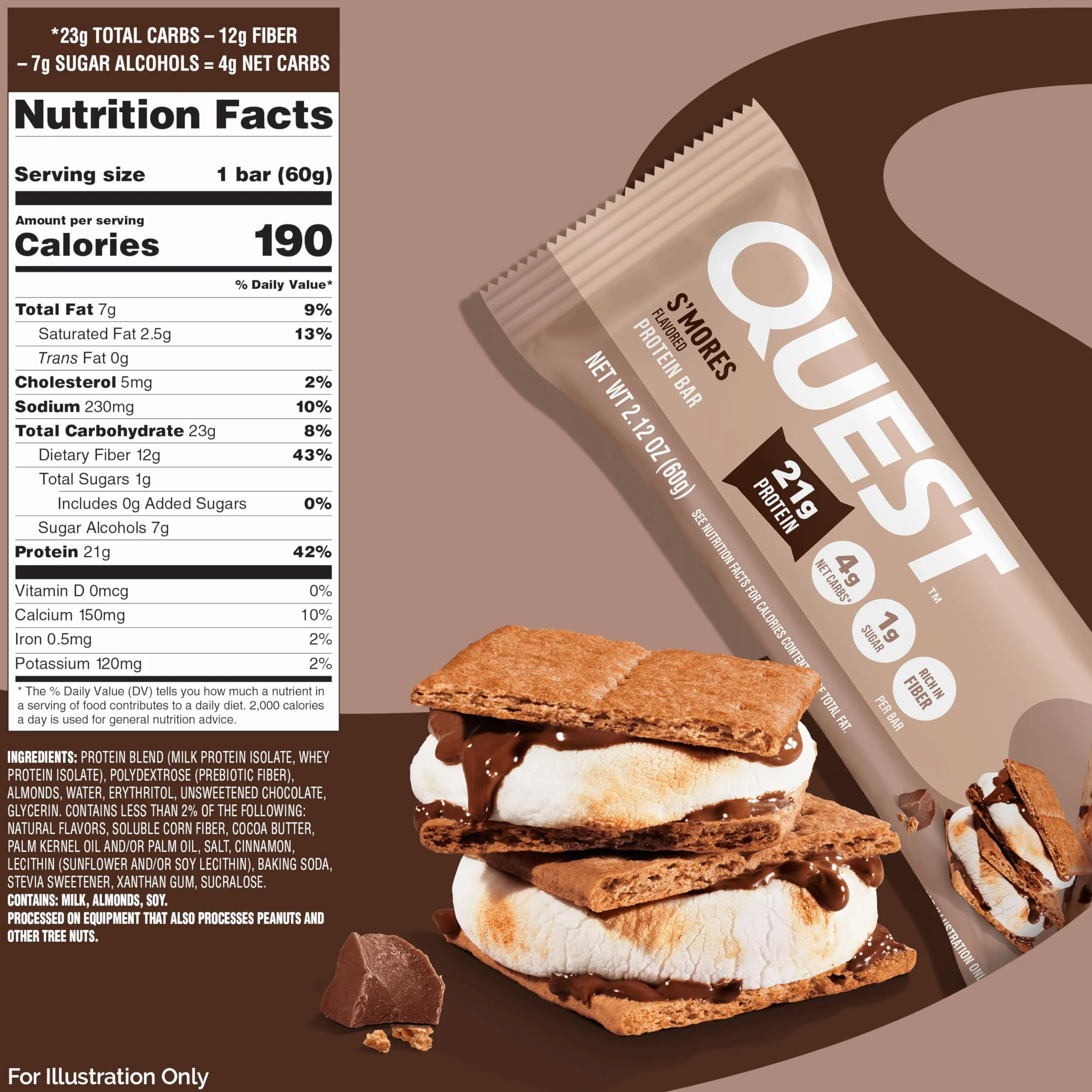 Quest Bar S'Mores 12x60g