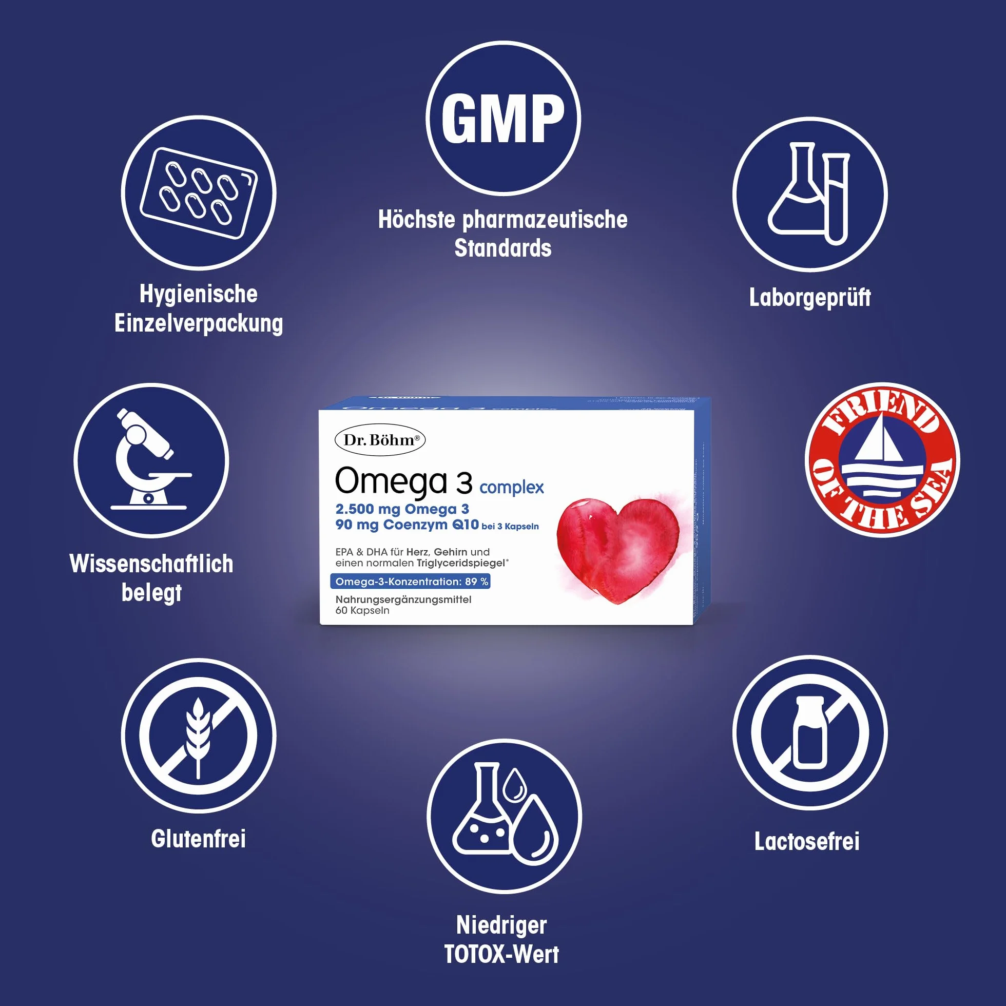 Dr. Böhm Omega 3 complex, 60 Sztuka Kapsułki