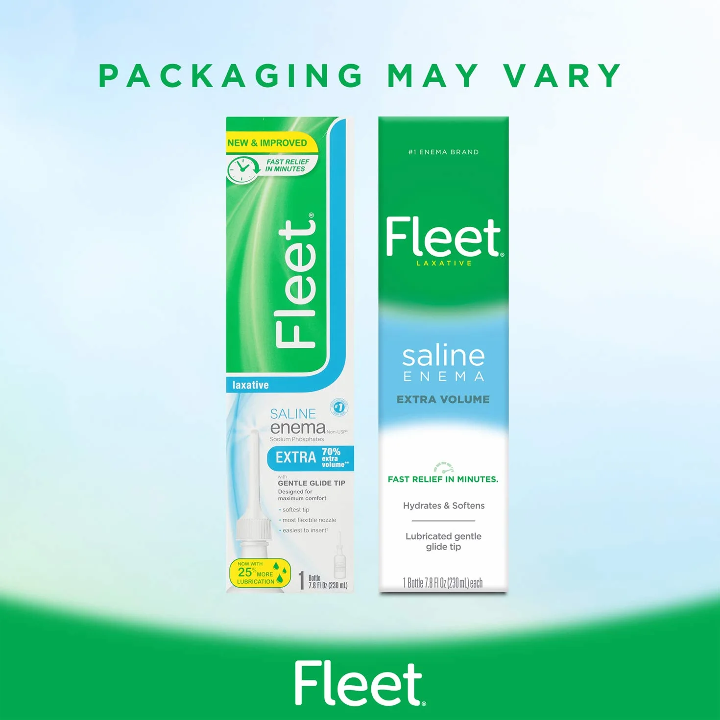 Fleet Laxative Saline Extra Enema for Adult Constipation, 7.8 fl oz, 3 Pack