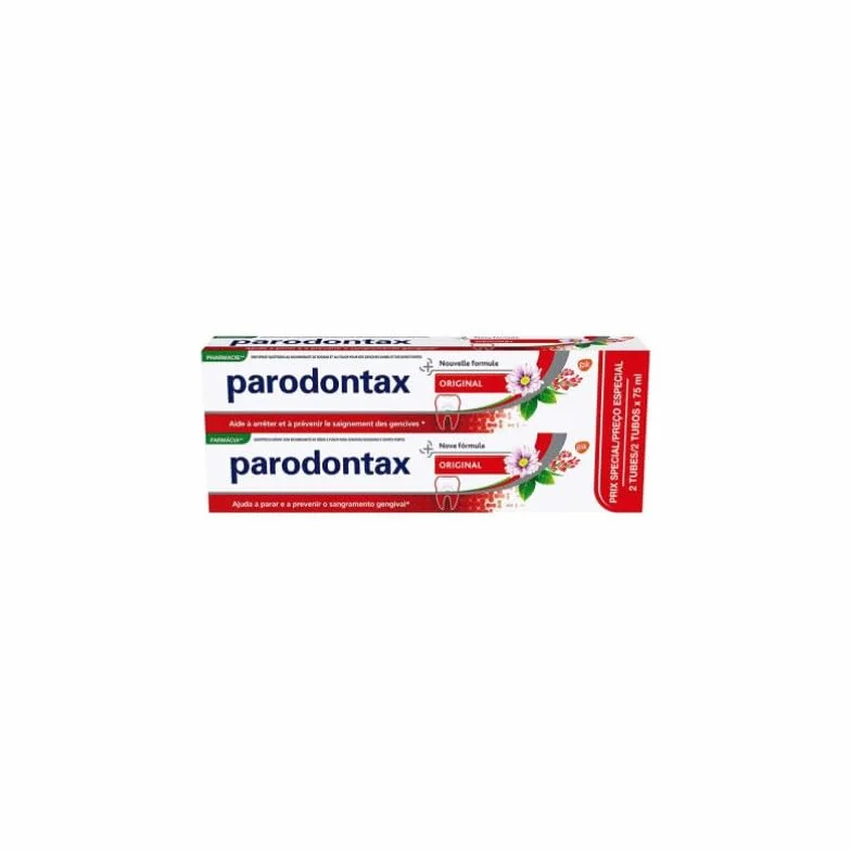 Parodontax Pasta do zębów ziołowa 2 x 75 ml przeciw krwawieniu dziąseł