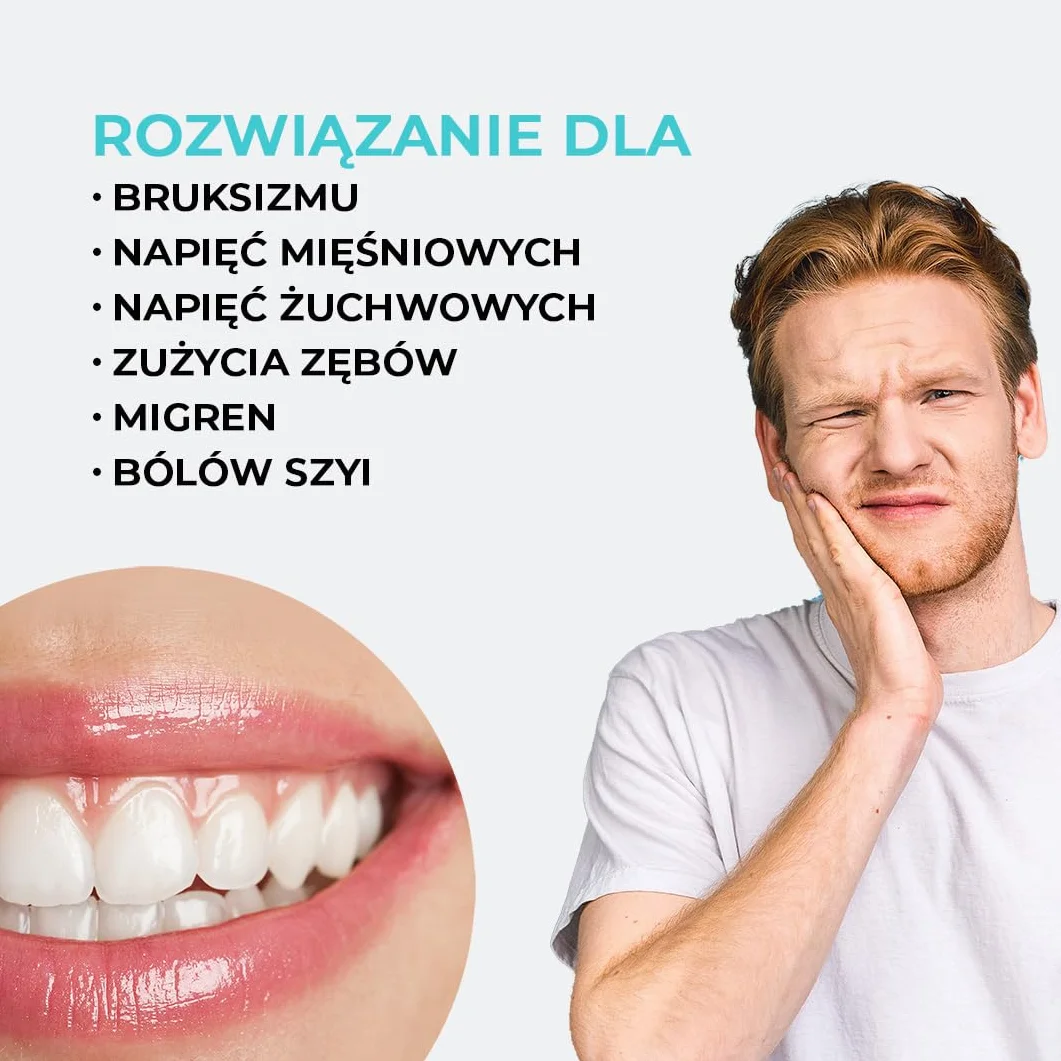 2 x Zgryz Na Bruksizm Nocny Dulàc Doctor Bite Start, Samomodelujące Urządzenie Medyczne i Made In Italy, Z Uchwytem Na Zgryz W Zestawie