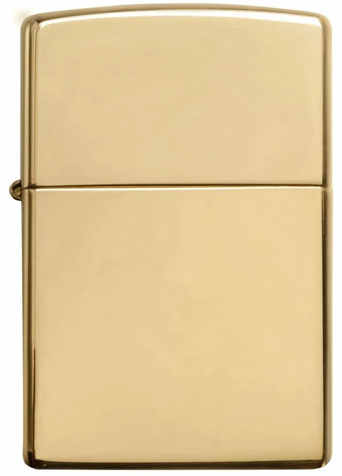 Zippo Zapalniczka Sztormowa Chromowana High Polished Brass Heavy Wall Model Podstawowy Wielokrotnego Użytku Odporna na Wiatr
