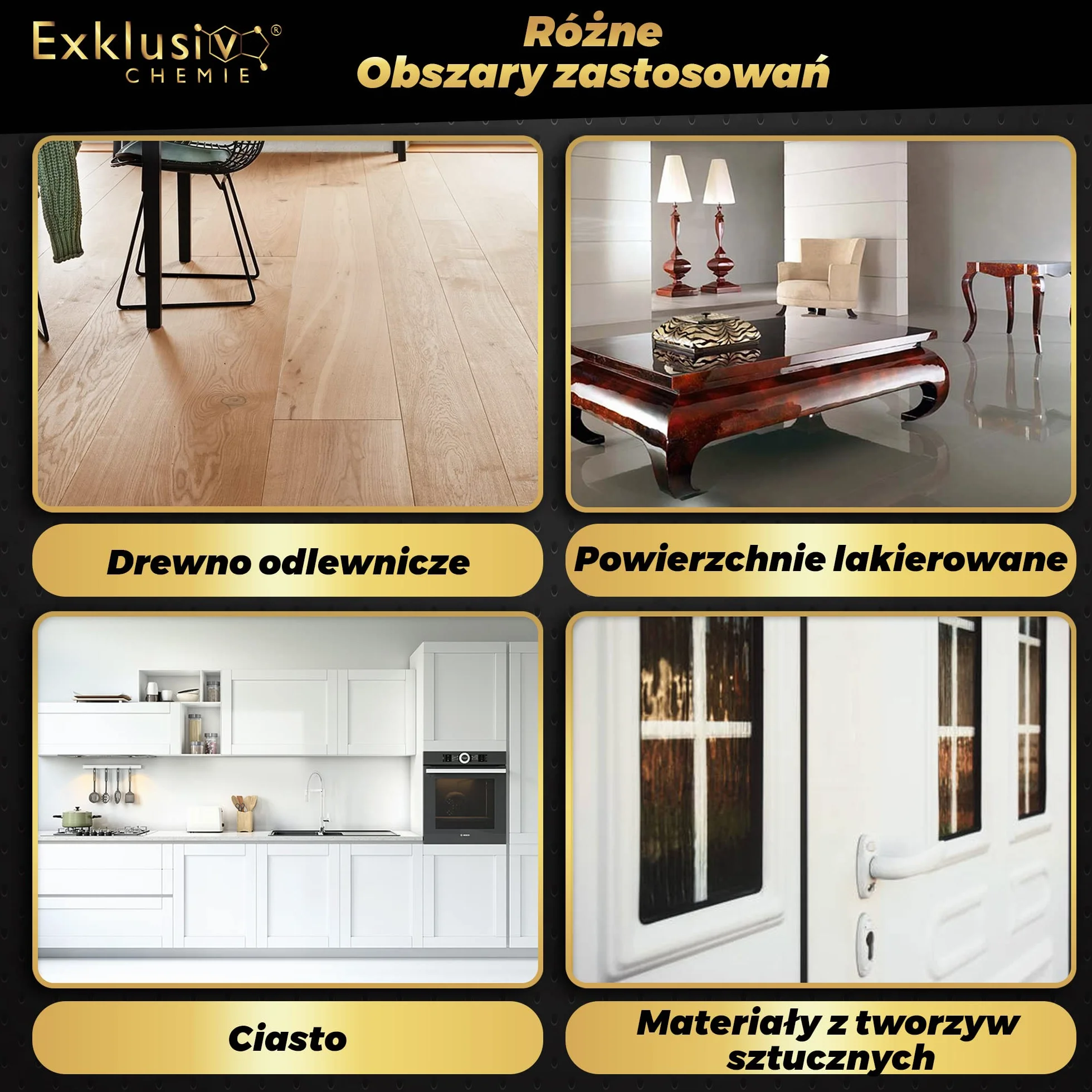 Exklusiv Chemie® Środek do czyszczenia frontów na wysoki połysk 0,5 l
