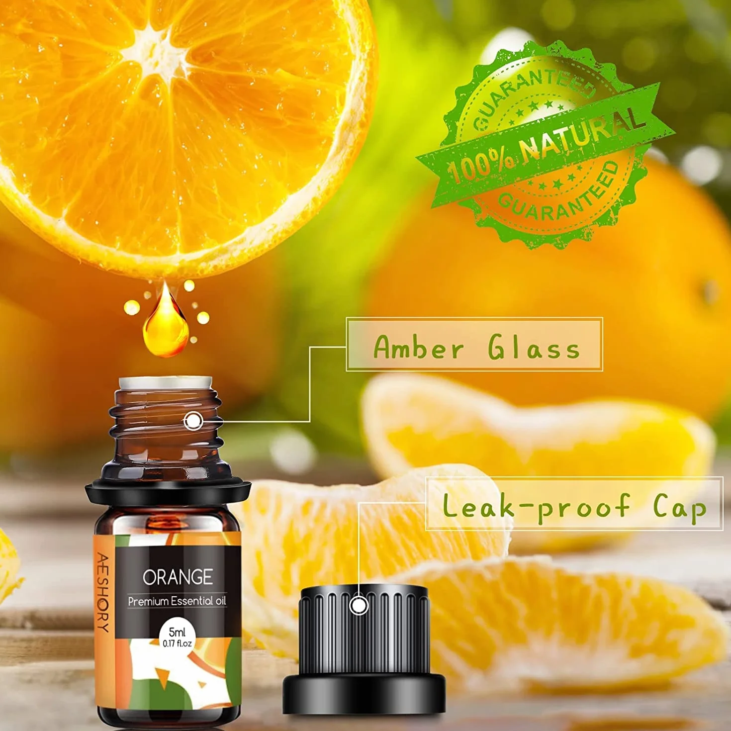 Aeshory Zestaw Olejków Eterycznych O Smaku Owocowym, 14 x 5ml Olejek Zapachowy Premium Do Aromaterapii, Dyfuzorów, Mydeł I Świec – Truskawka, Jabłko, Ananas, Ogórek, Melon, Wiśnia, Mango, Cytryna