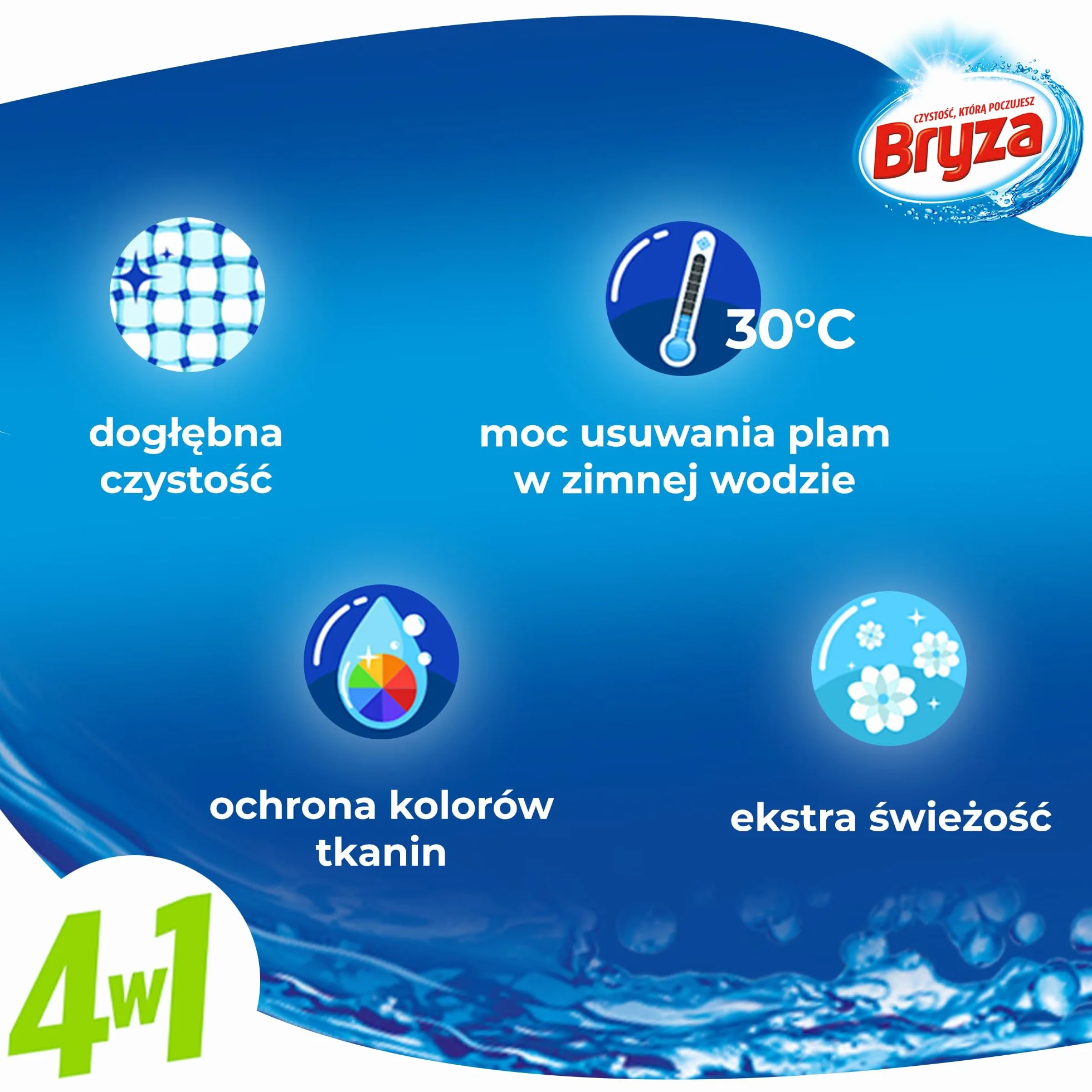 Bryza Kapsułki do Prania 50 Sztuk