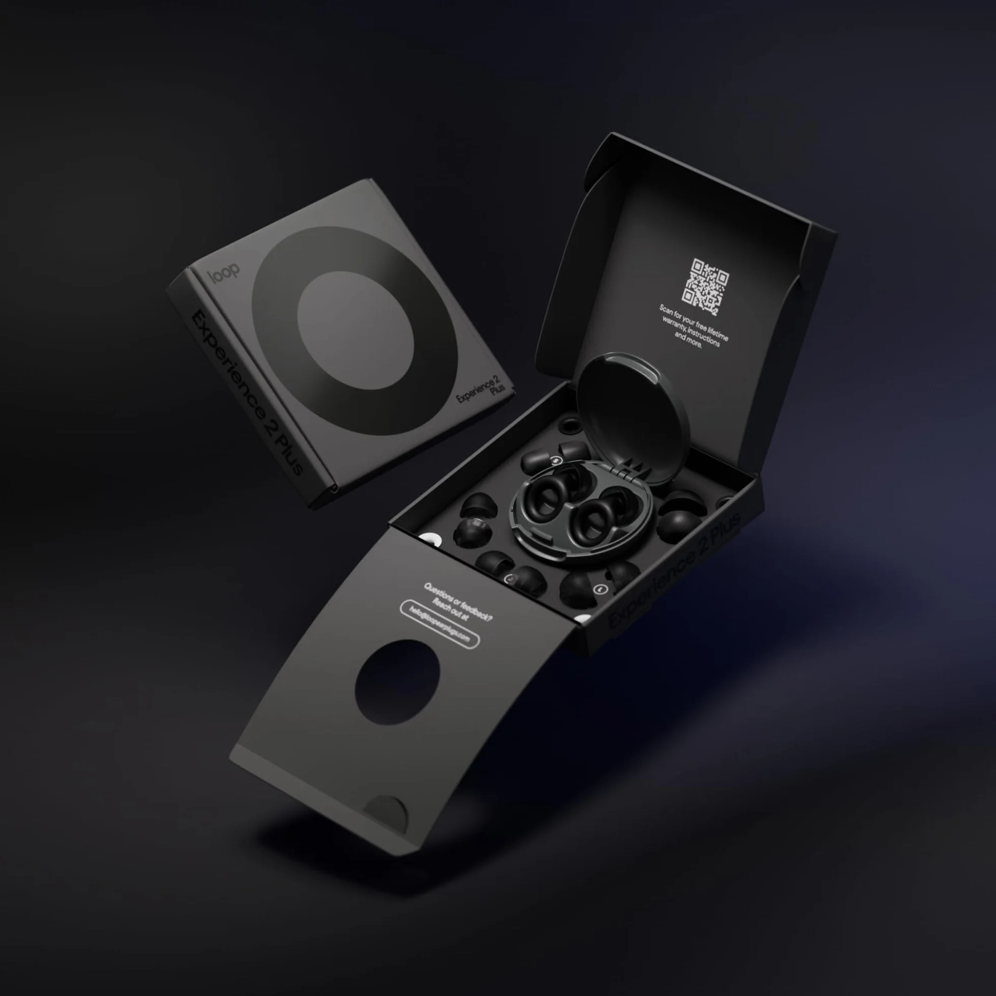 Loop Experience 2 Plus Certyfikowane ochronniki słuchu 17 dB wysoka wierność + Mute