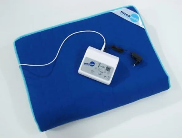 NOWOŚĆ: Terapia polem magnetycznym THERAMAG PROFESSIONAL Terapia magnesem / Terapia polem magnetycznym w tym kontroler i mata materiałowa + Akcesoria do wyboru: Poduszka + mankiet niedrogi - Niebieski