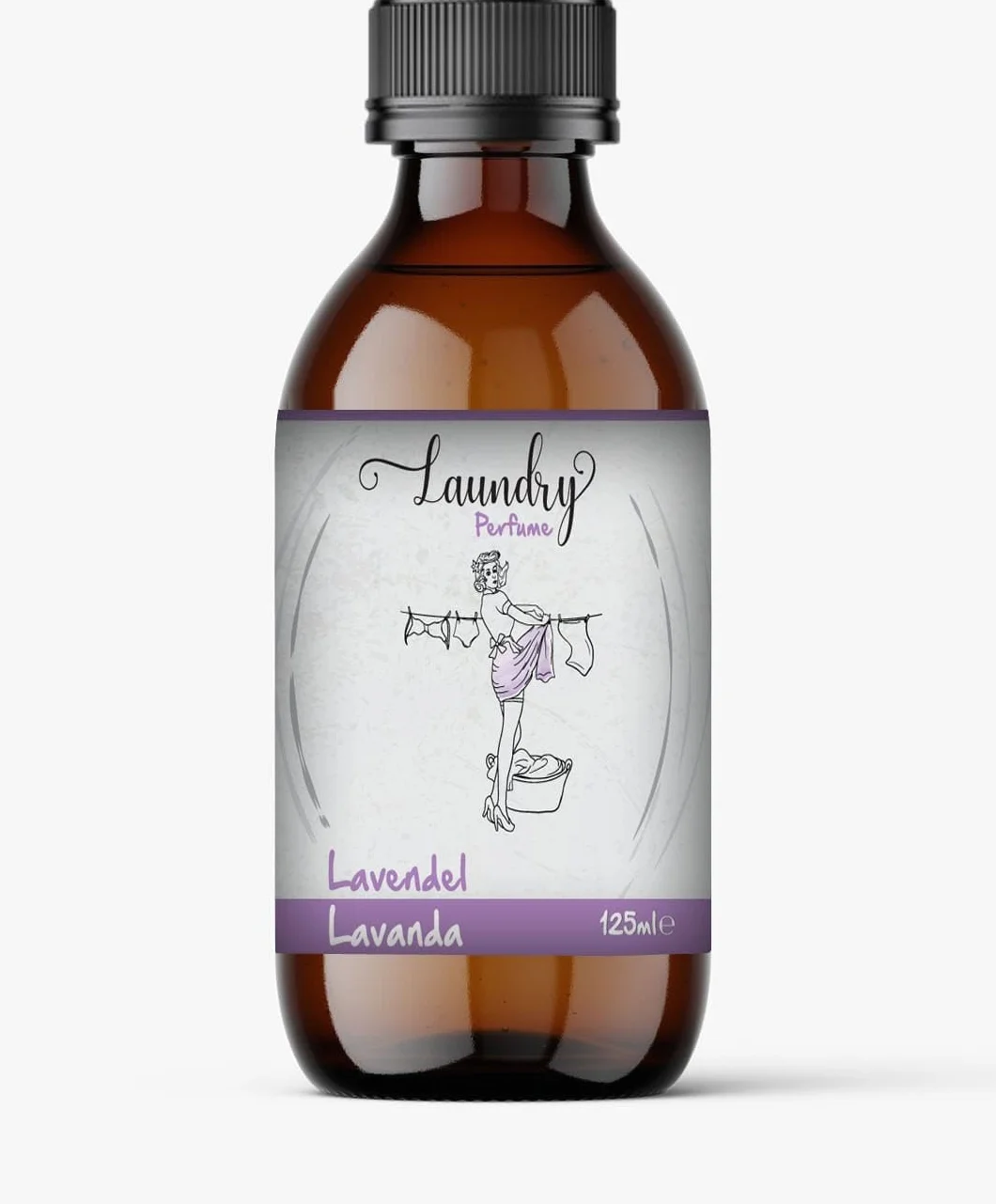 Laundry - Perfumy do pralki, zapach do prania, perfumy do prania (125 ml, lawendowy)