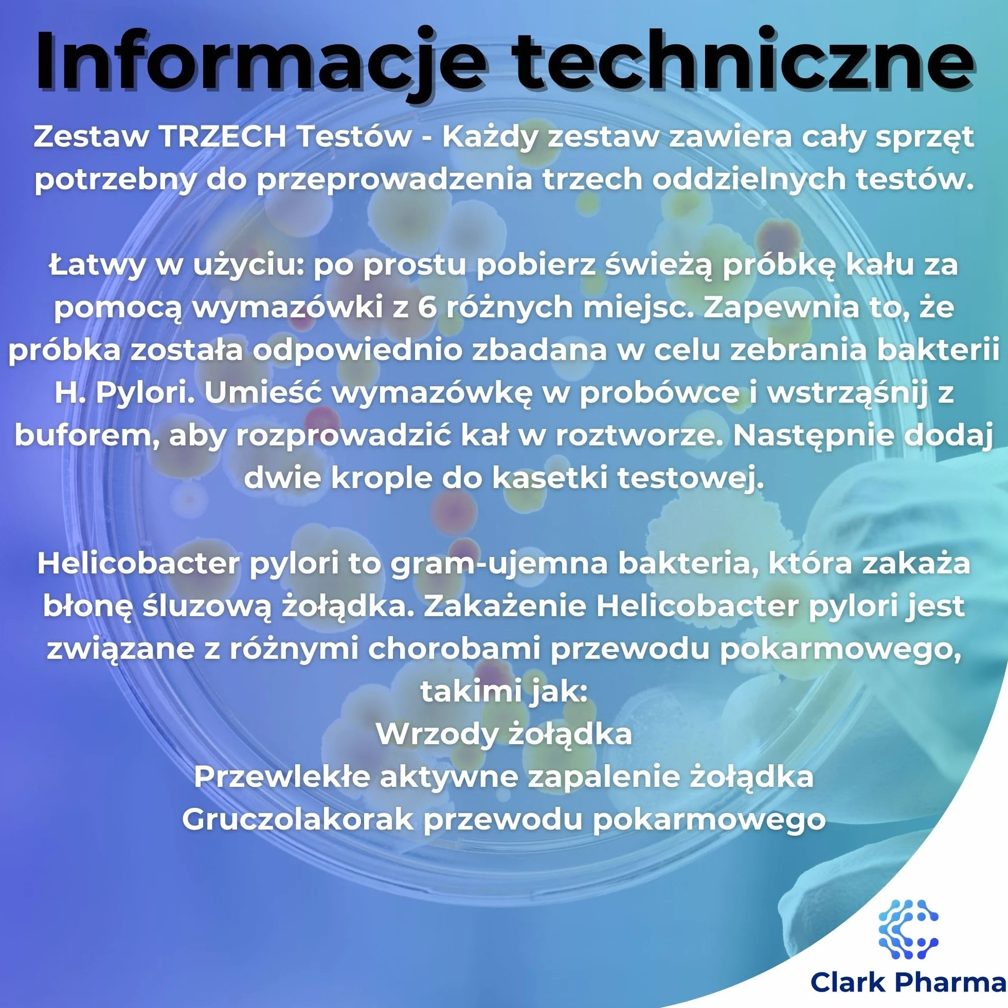 Testy na Wrzody Żołądka H. Pylori | Test Stolca na Zakażenie Helicobacter Pylori