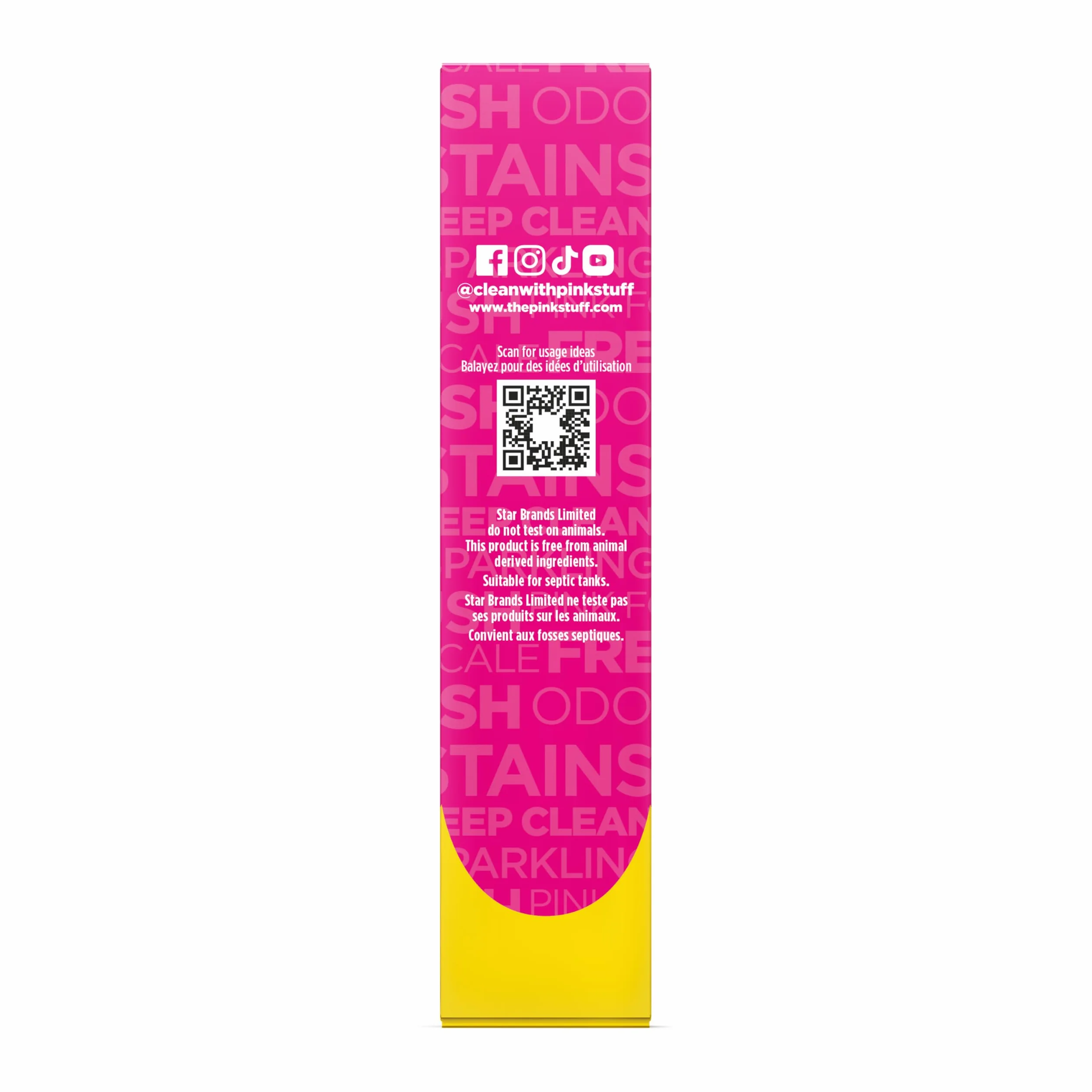 Stardrops The Pink Stuff - The Miracle Power Foaming Środek do czyszczenia toalet - 2 zabiegi - Samoaktywująca się różowa pianka, opakowanie 1 szt. (207 ml)