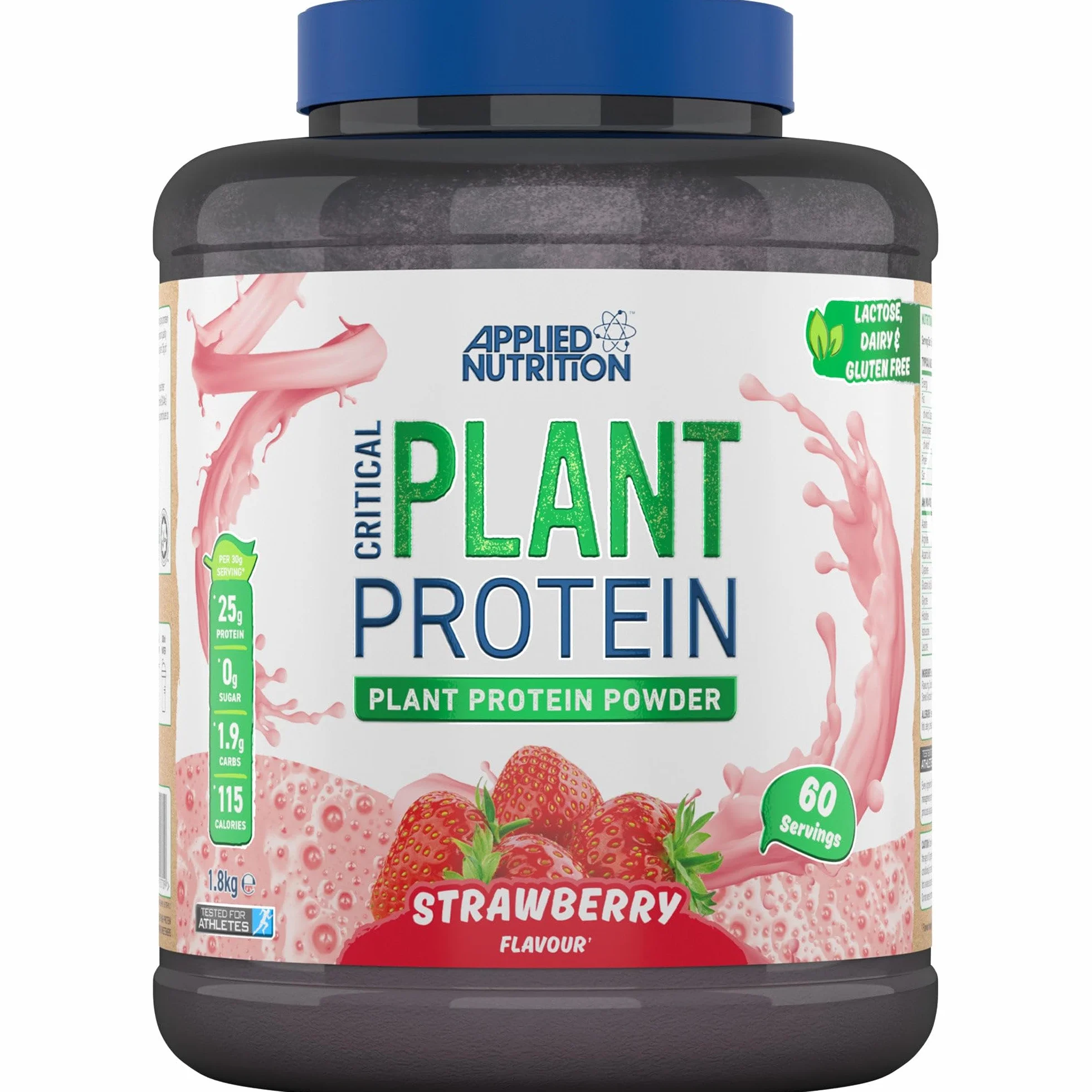 Applied Nutrition Critical Plant Protein, Strawberry - 1800g