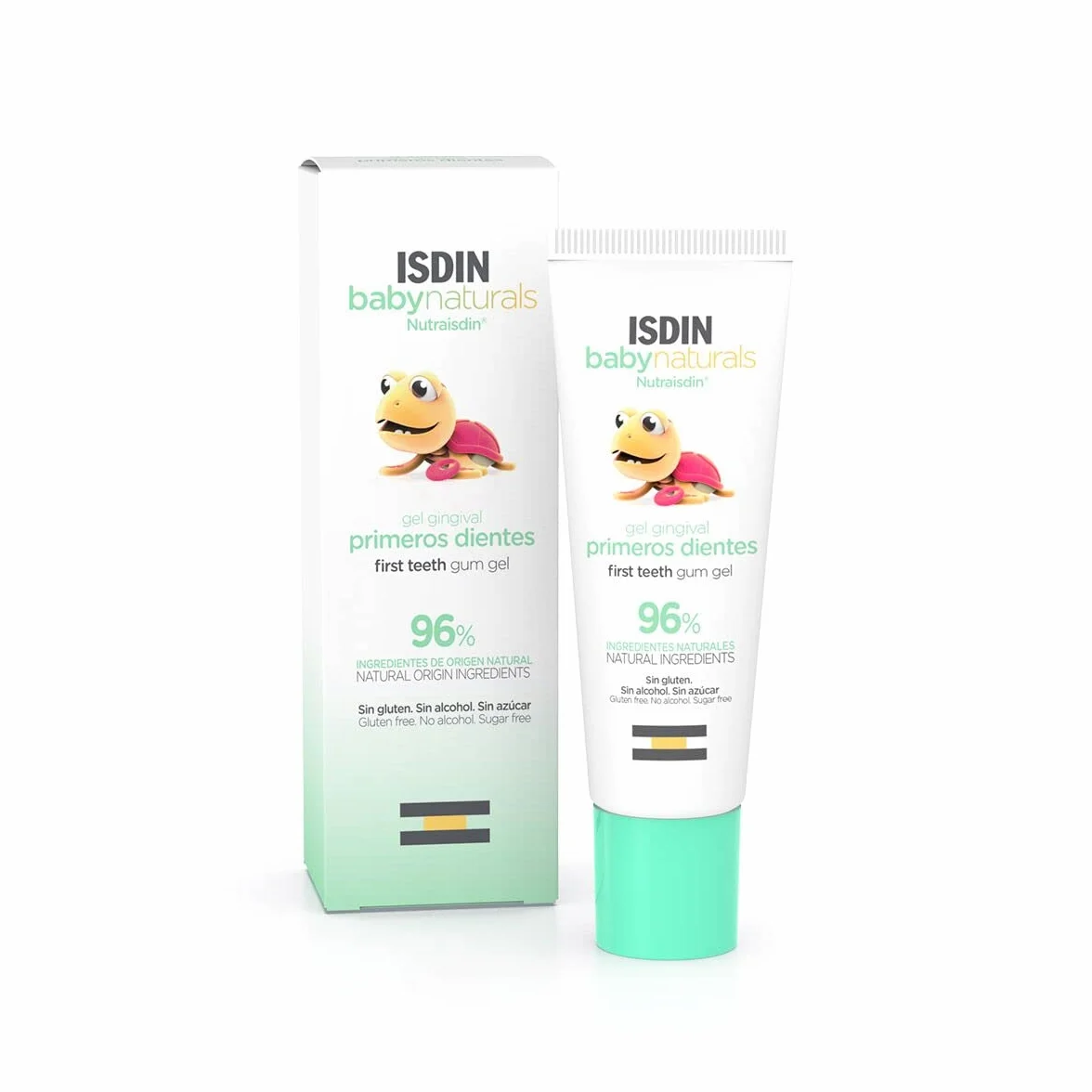 NutraISDIN Baby Naturals Gingival Pierwsze Zęby Dziecko, zawierające 96% składników pochodzenia naturalnego, 30 ml