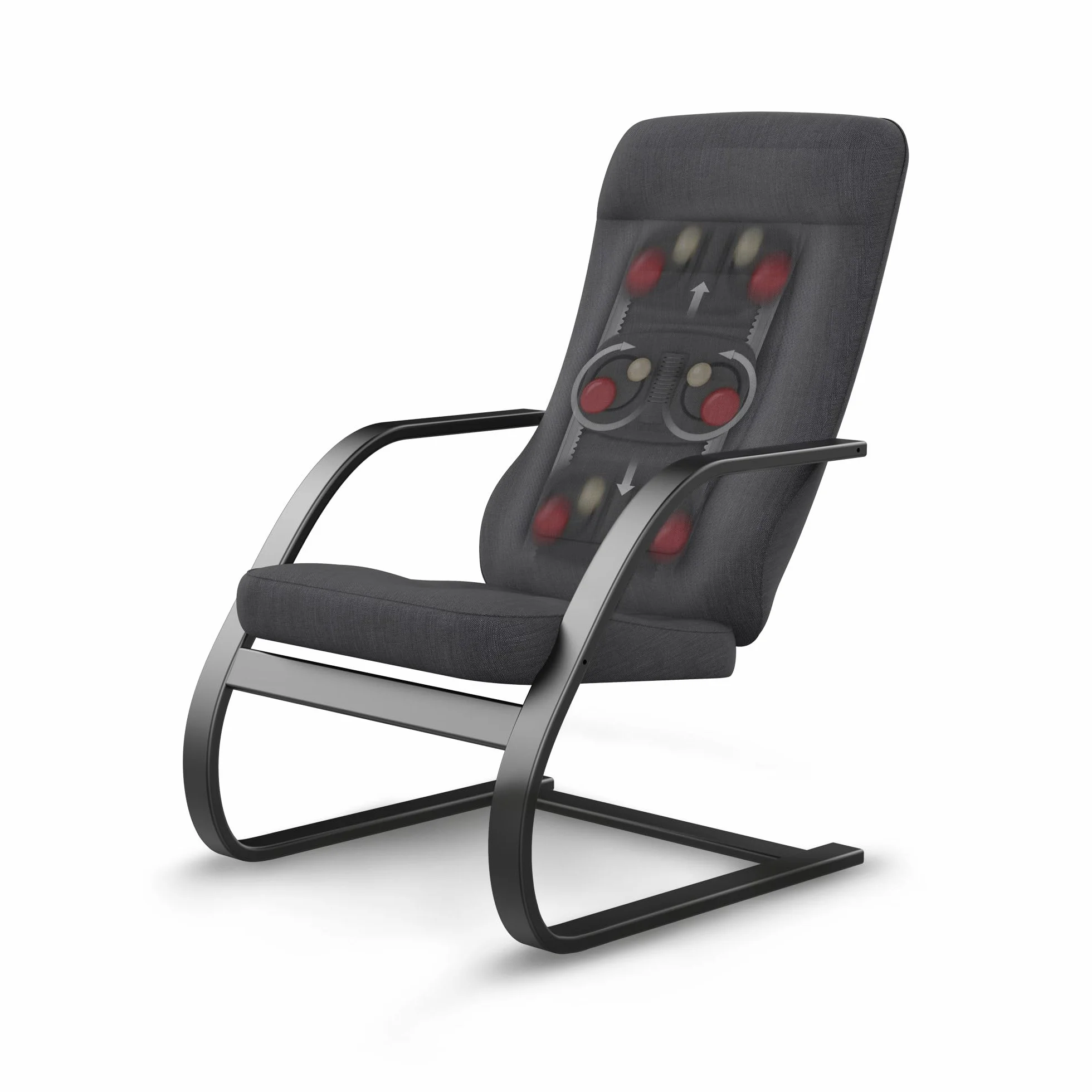 medisana RC 450 Fotel relaksacyjny z funkcją masażu shiatsu, fotel masujący z funkcją ciepła i masażu punktowego