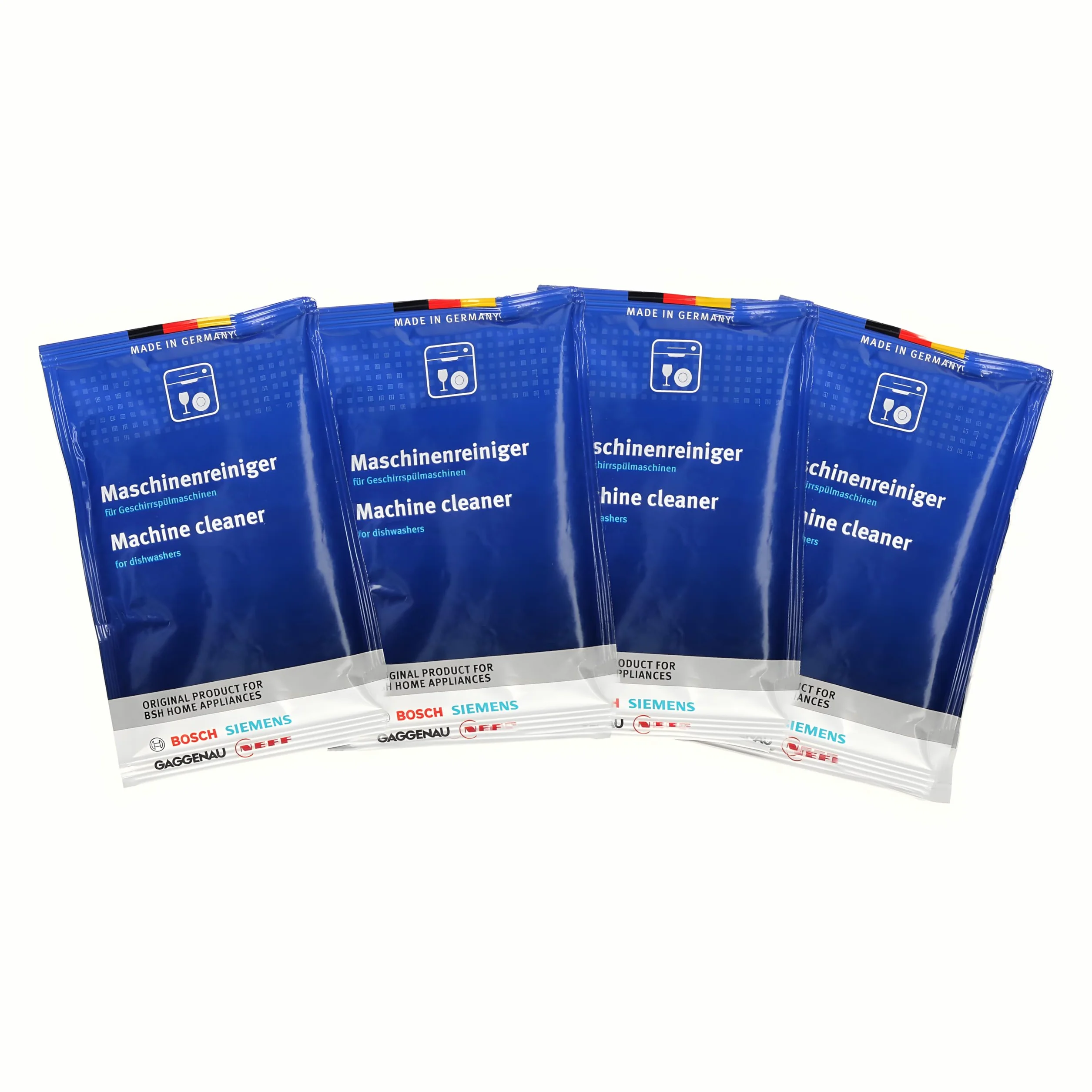Oryginalny środek czyszczący Bosch 00312477 do zmywarki - 4 opakowania 45 g (4 x 45)