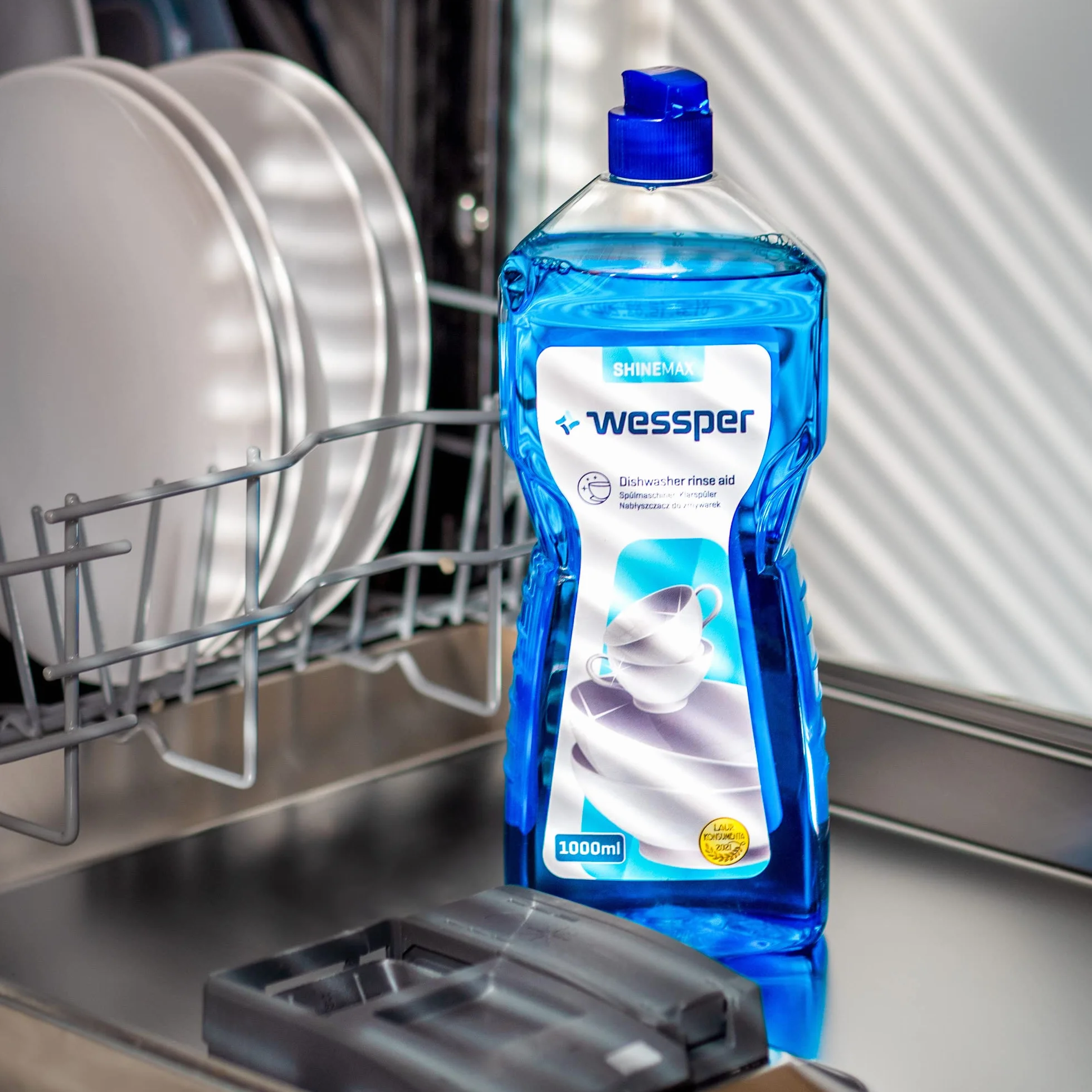 Wessper ShineMax płyn nabłyszczający do zmywarki 2x 1000 ml