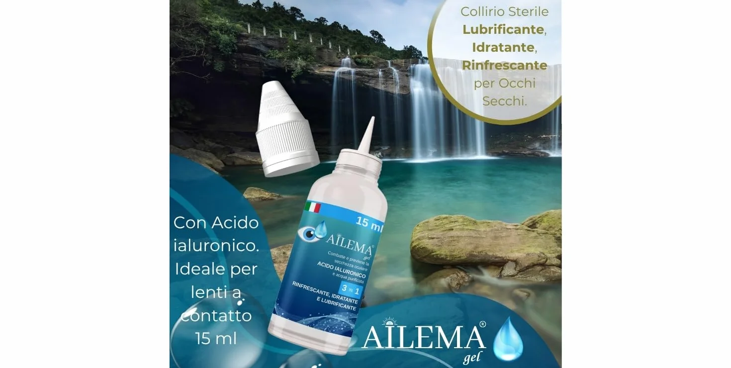 Krople do oczu z kwasem hialuronowym Maxi, format 15 ml | 3 w 1: środek smarujący, odświeżający i osuszający | Natychmiastowa ulga dla suchych, podrażnionych oczu | do codziennego użytku |