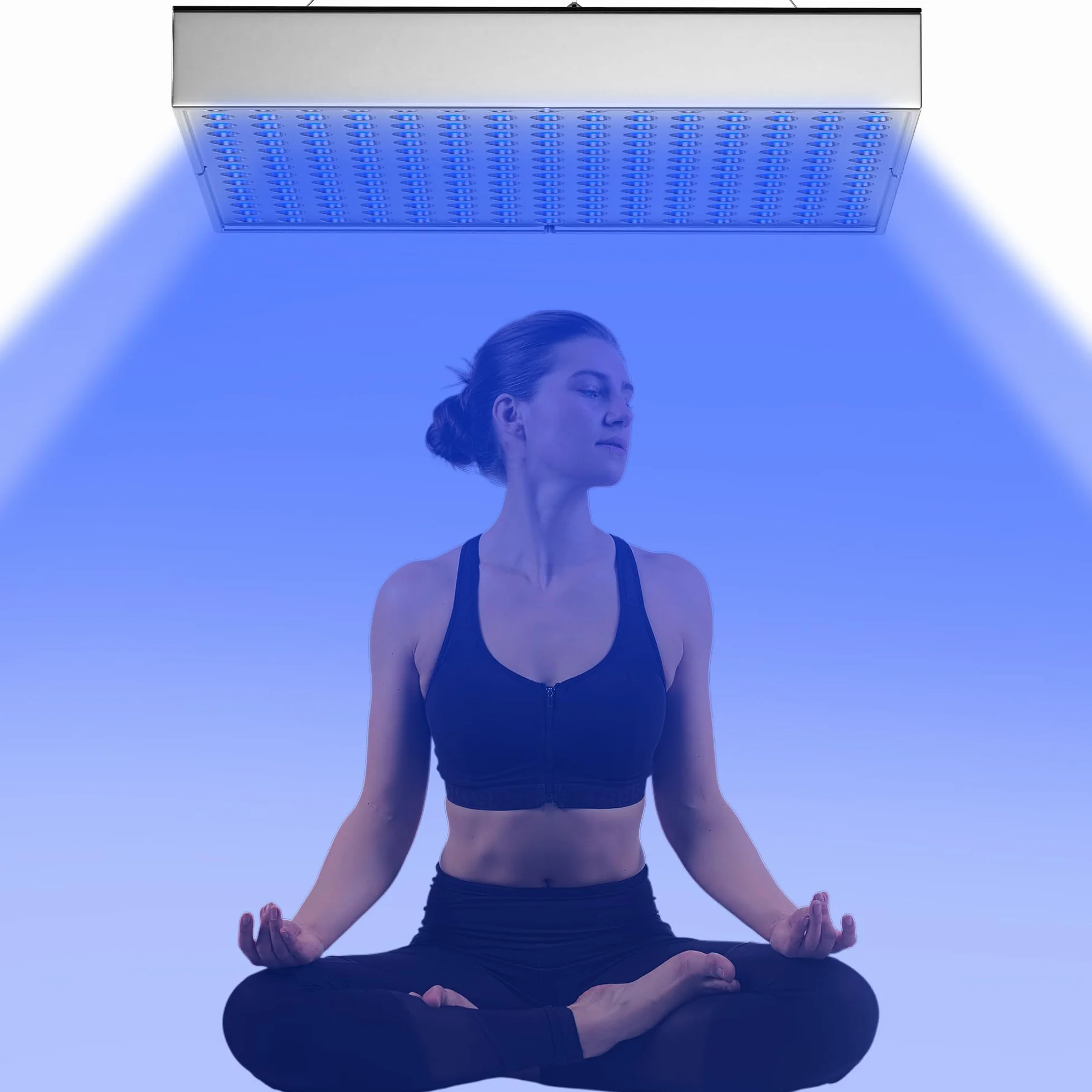 Lampa do opalania do solarium do domu, przenośna lampa do opalania z 225 diodami LED, regulowany stojak, składany opalacz twarzy, do domu, światło opalające skórę twarzy i ciała