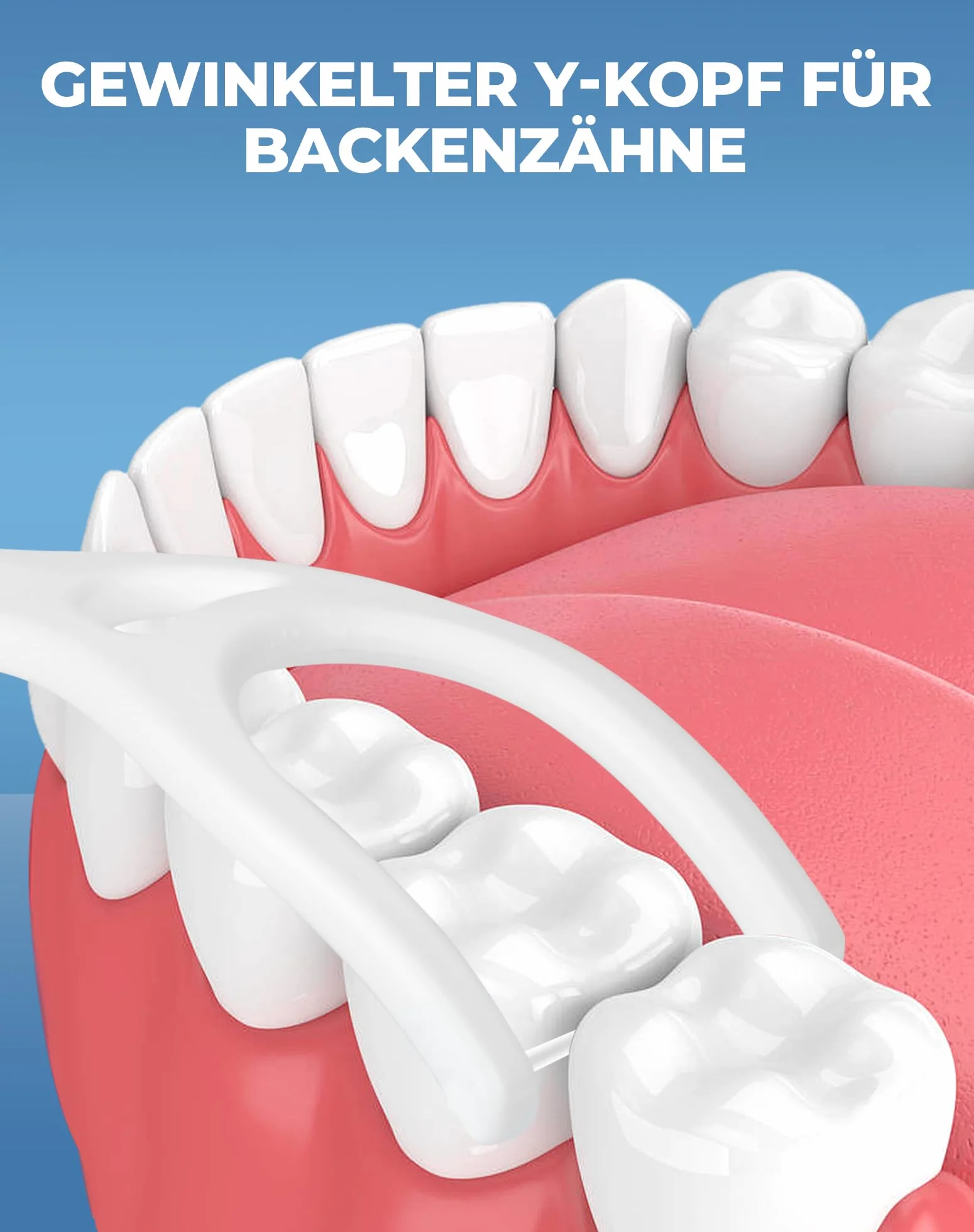 Y-From patyczki z nicią dentystyczną Y Shaped Floss Picks 150 sztuk