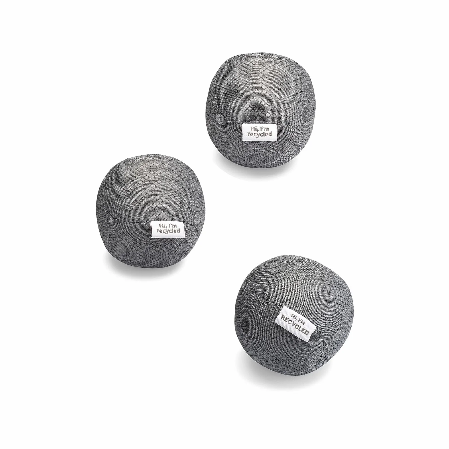 Full Circle Anti-Static Dryer Balls Grey, 3-Pack