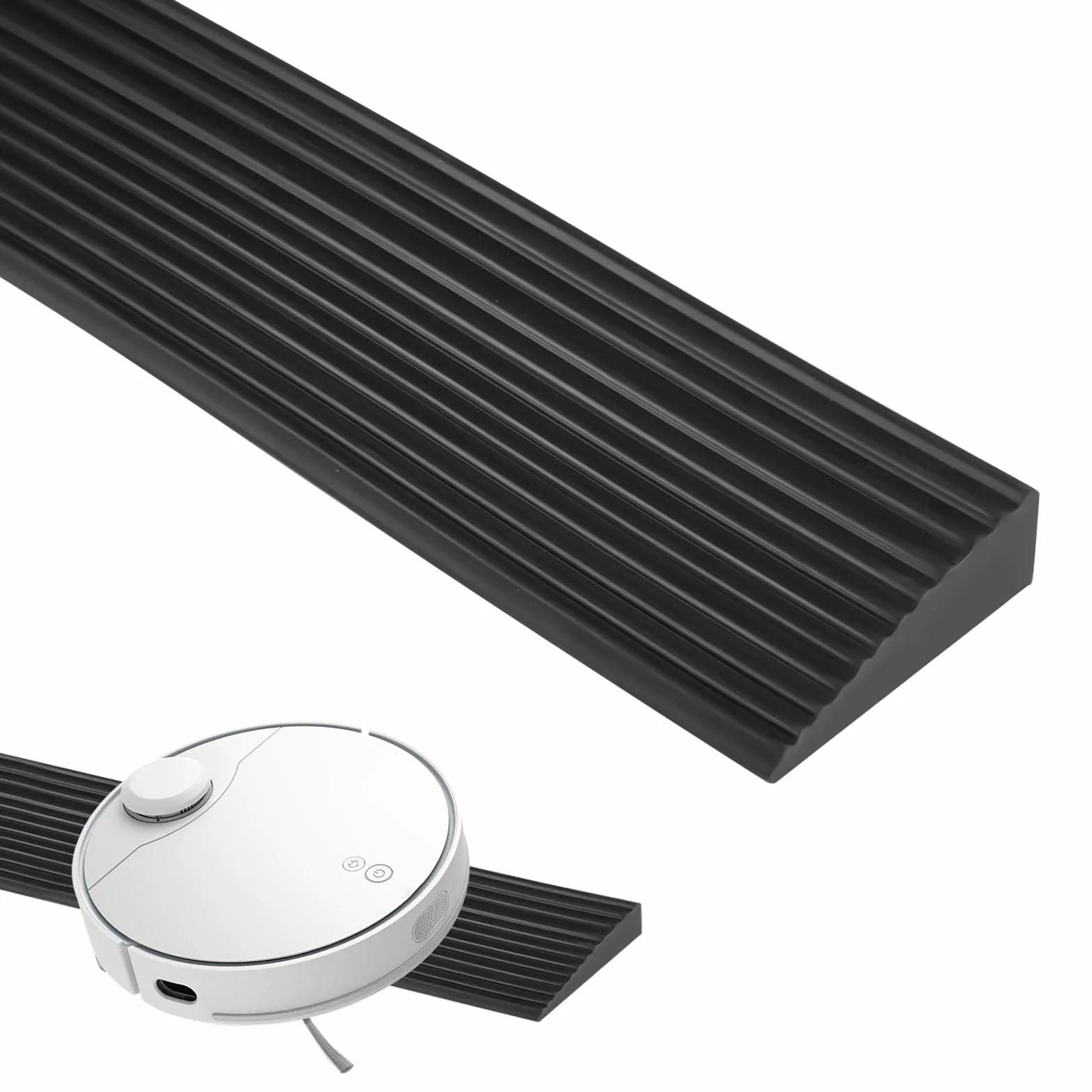 Rampa Progowa PCW Antypoślizgowa 100 x 5,5 x 1,6 cm Do Wózka Inwalidzkiego