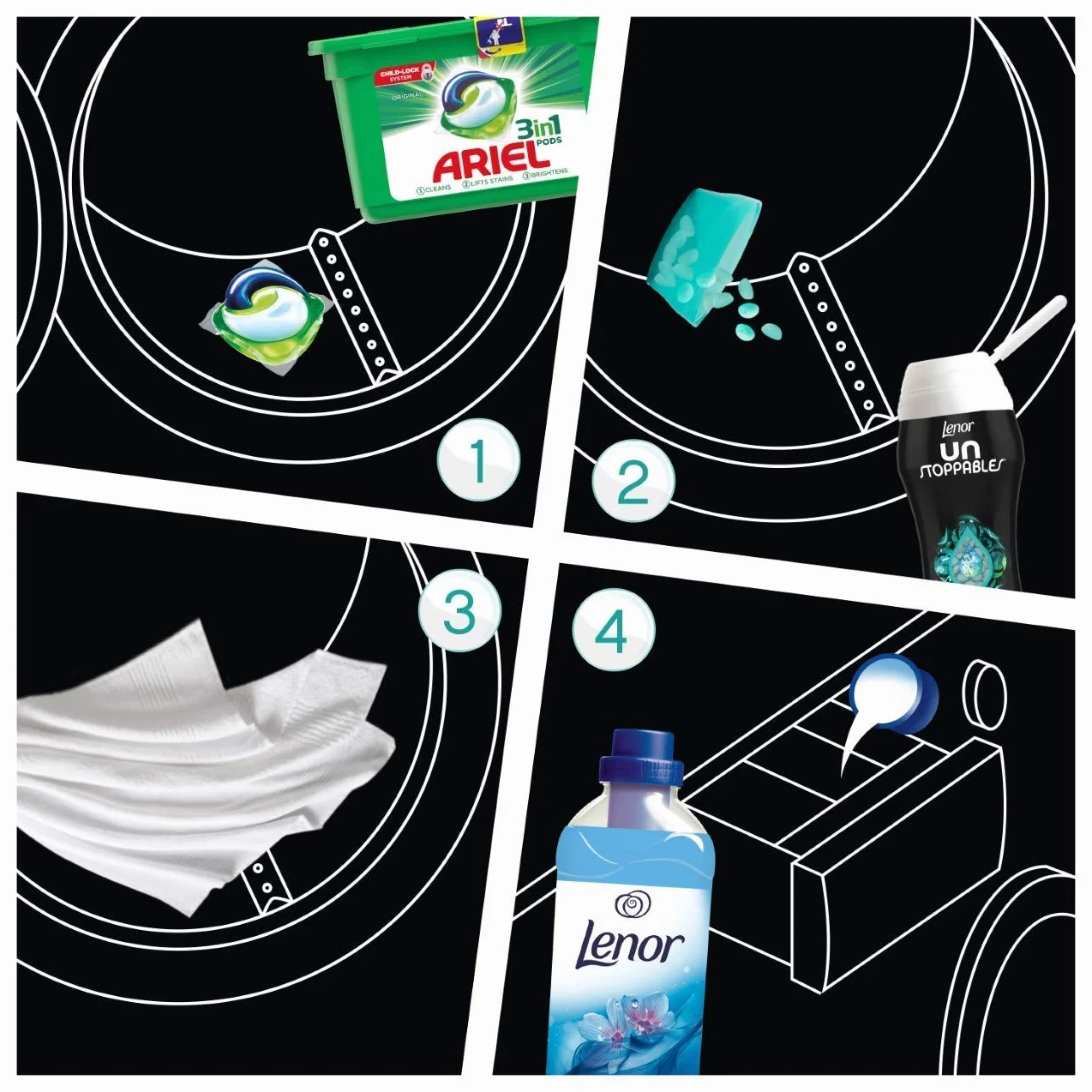 Lenor perfumy do prania Ametyst Blütentraum 210 g