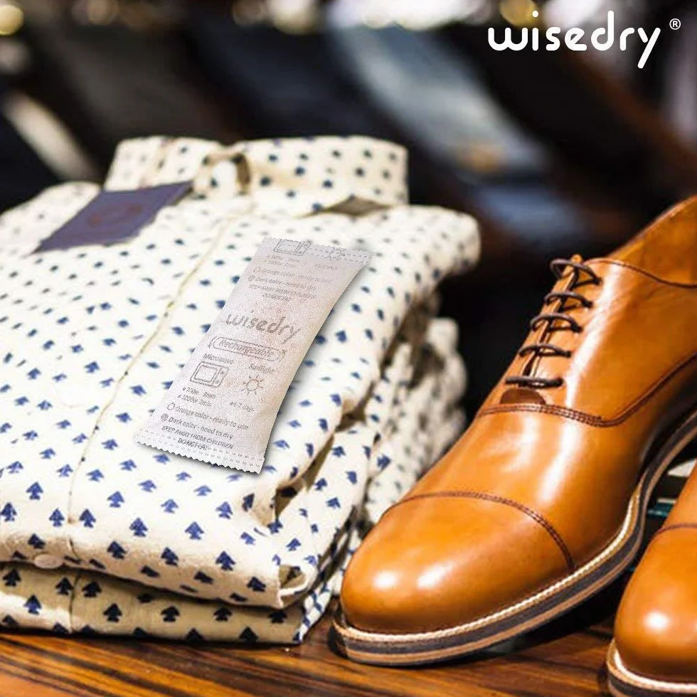 wisedry Saszetki z żelem krzemionkowym 50 g (6 opakowań) pomarańczowe koraliki klasy spożywczej zmieniające kolor pochłaniacz wilgoci