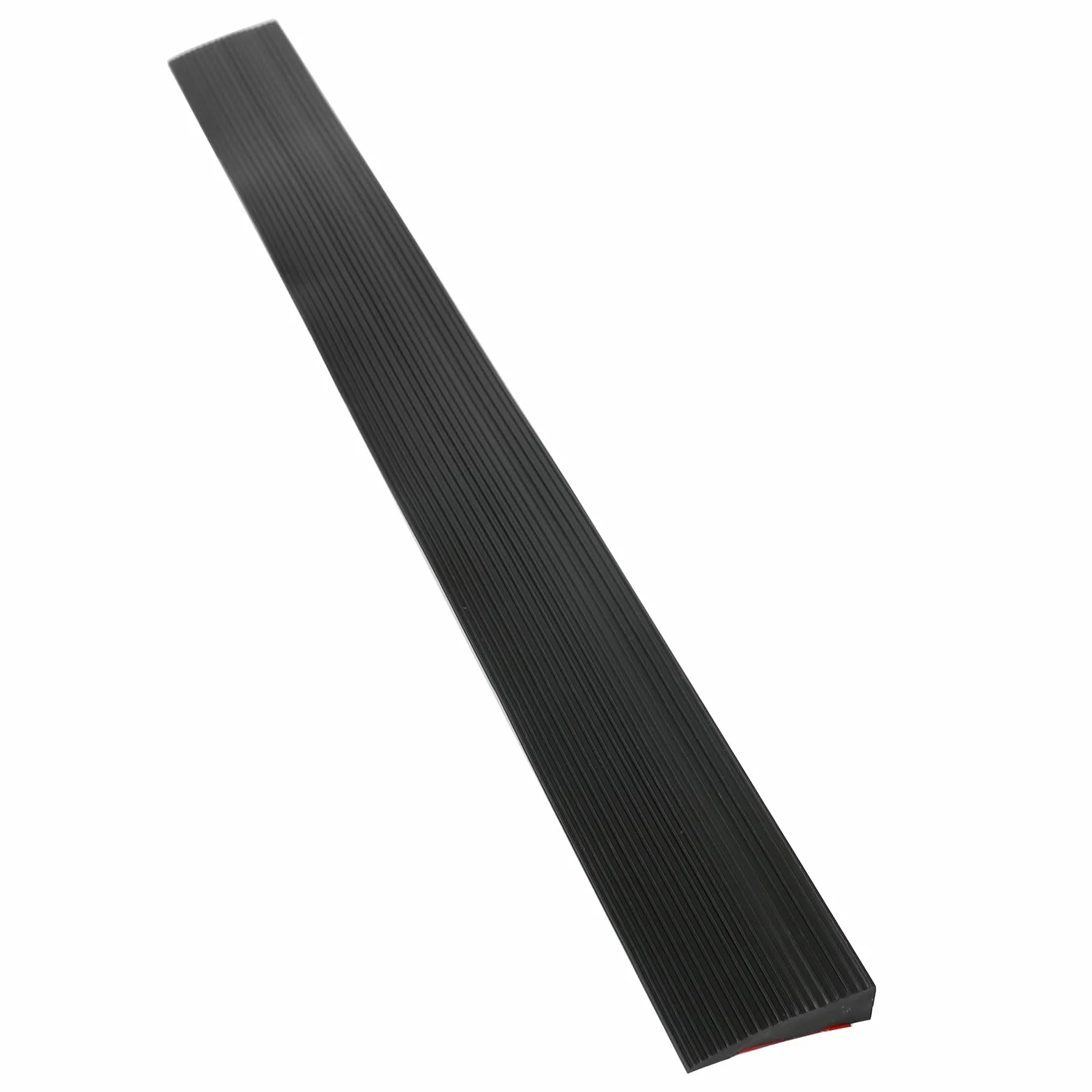 Rampa progowa do drzwi, 900 x 80 x (10-30) mm, gumowa rampa najazdowa, obciążenie 800 kg, do wózków inwalidzkich, wózków dziecięcych, chodzików lub skuterów elektrycznych, wysokość 1 cm