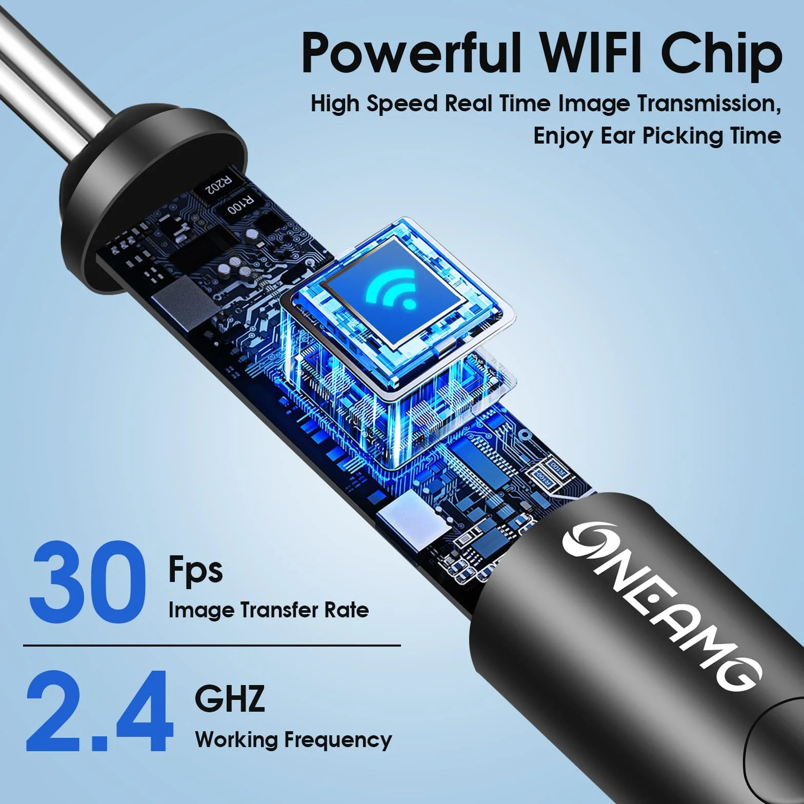 Otoskop do usuwania woskowiny usznej, 1920p HD Otoskop z 6 diodami LED, wodoszczelność IP67, WiFi, urządzenie do czyszczenia uszu z aparatem, urządzenie do czyszczenia uszu dla dorosłych,