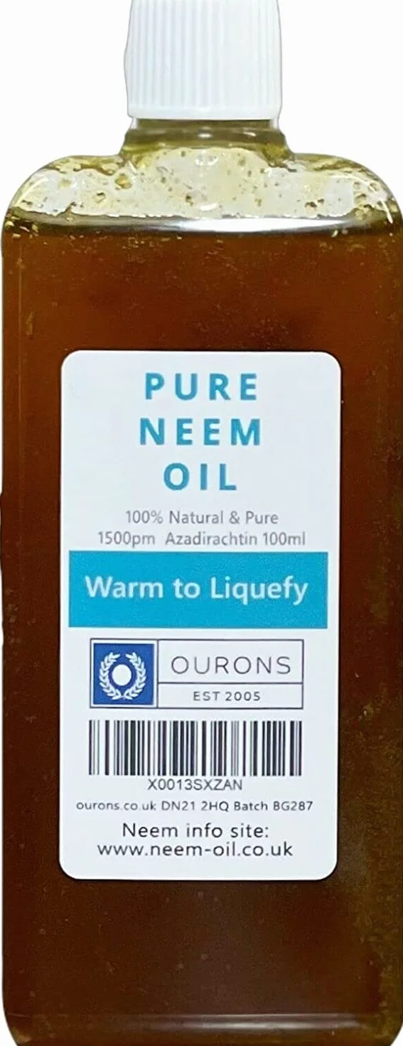 100ml Neem Oil - Premium 100% Czysty olej wielofunkcyjny do ogrodu - rośliny - Dom i więcej