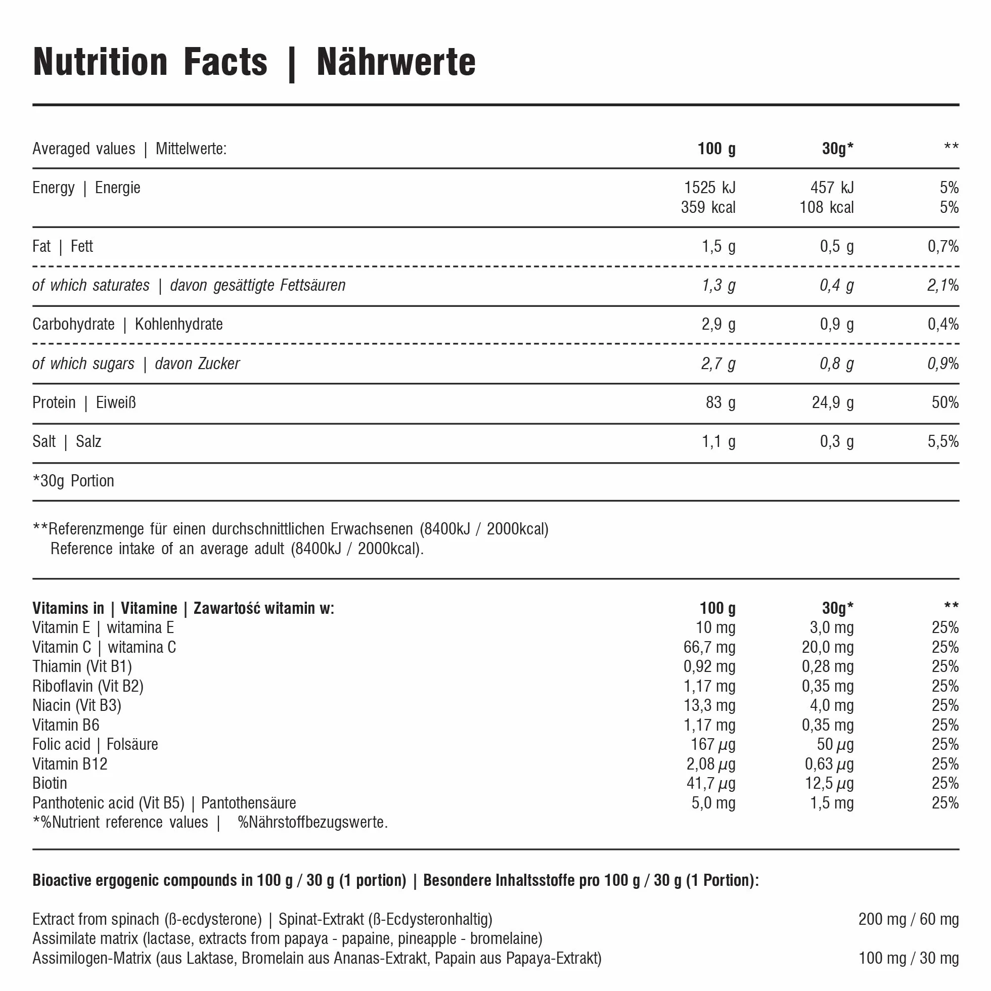 HI TEC NUTRITION, Wysokobiałkowy Suplement do Picia, dla Sportowców, Kulturystów, na Siłowni na Mięśnie, Wanilia, Whey C-6, 1000 g