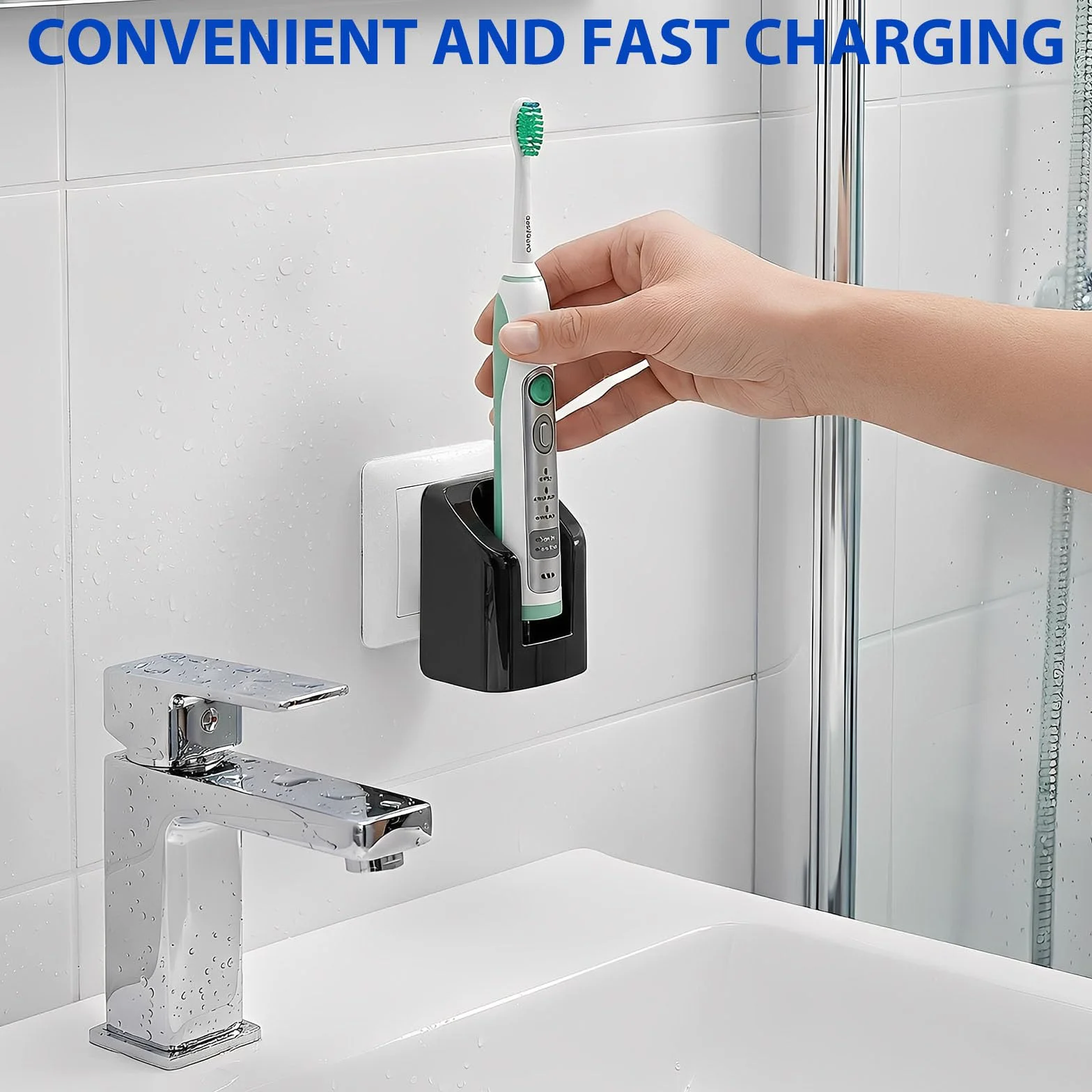Philips Sonicare ładowarka ścienna czarna