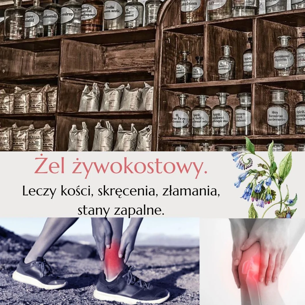 Green Idea Żywokost lekarski żel do masażu 500 ml na bóle stawów, mięśni i artretyzm
