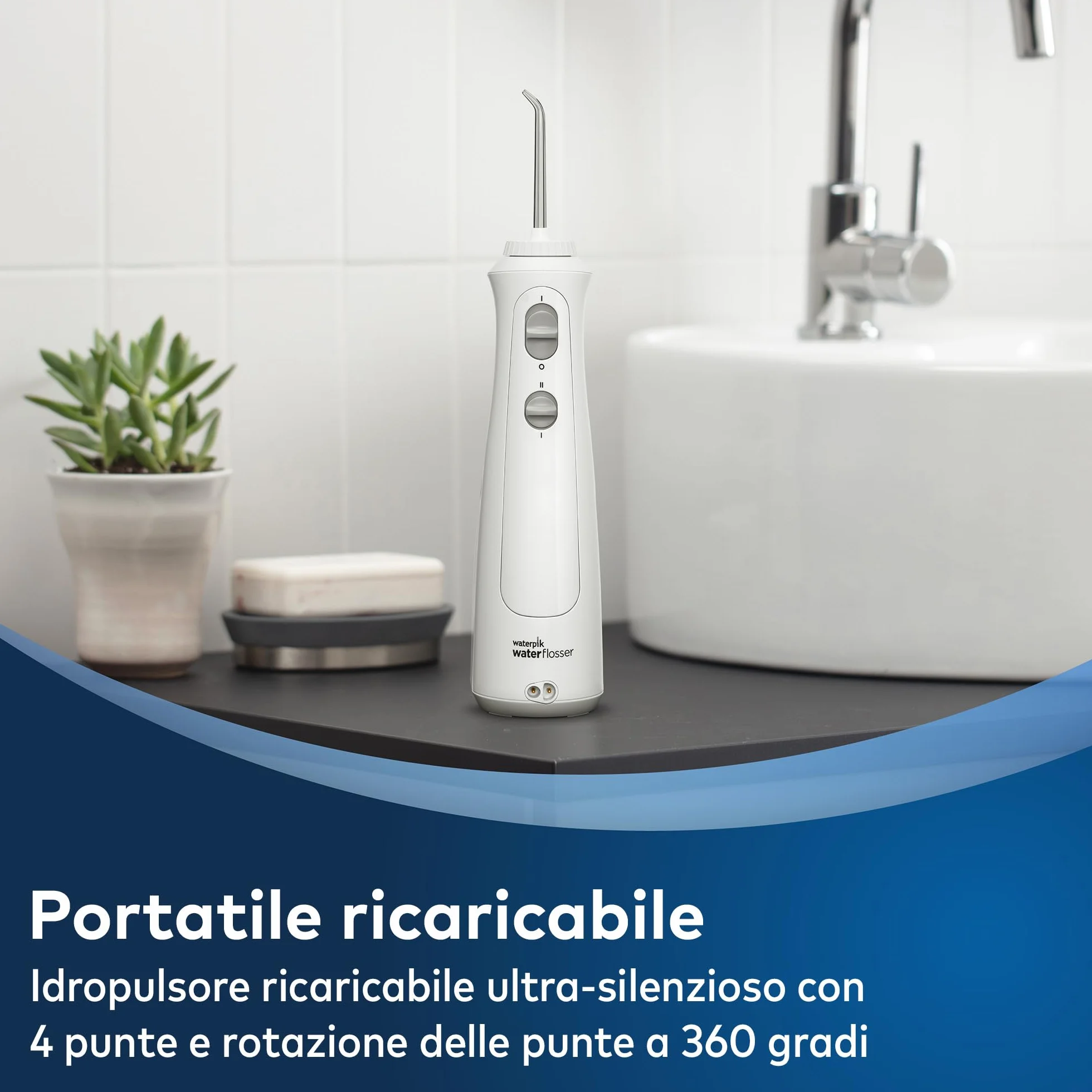 Waterpik Irygator Bezprzewodowy WF-13 Biały