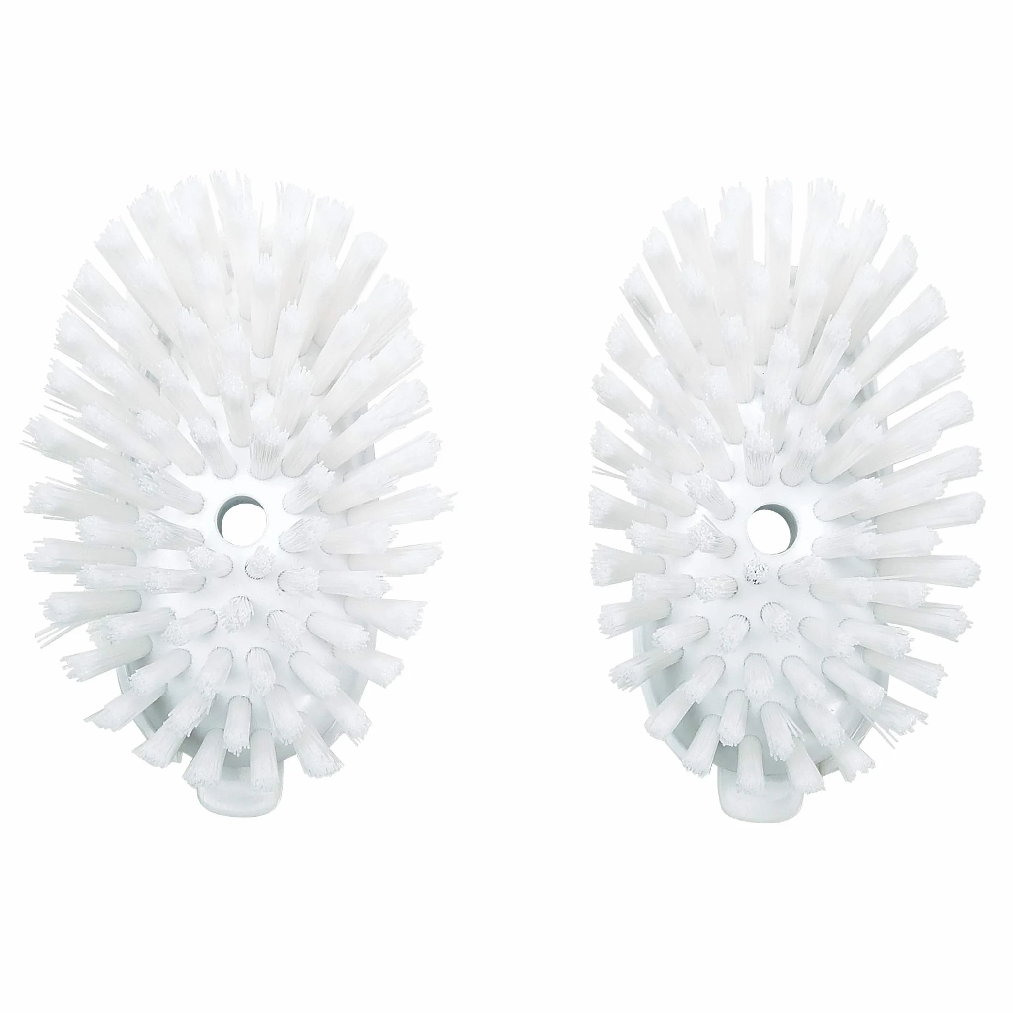 OXO Good Grips Dozowanie mydła wkłady do szczotek, 2 sztuki, białe, nylonowe włosie
