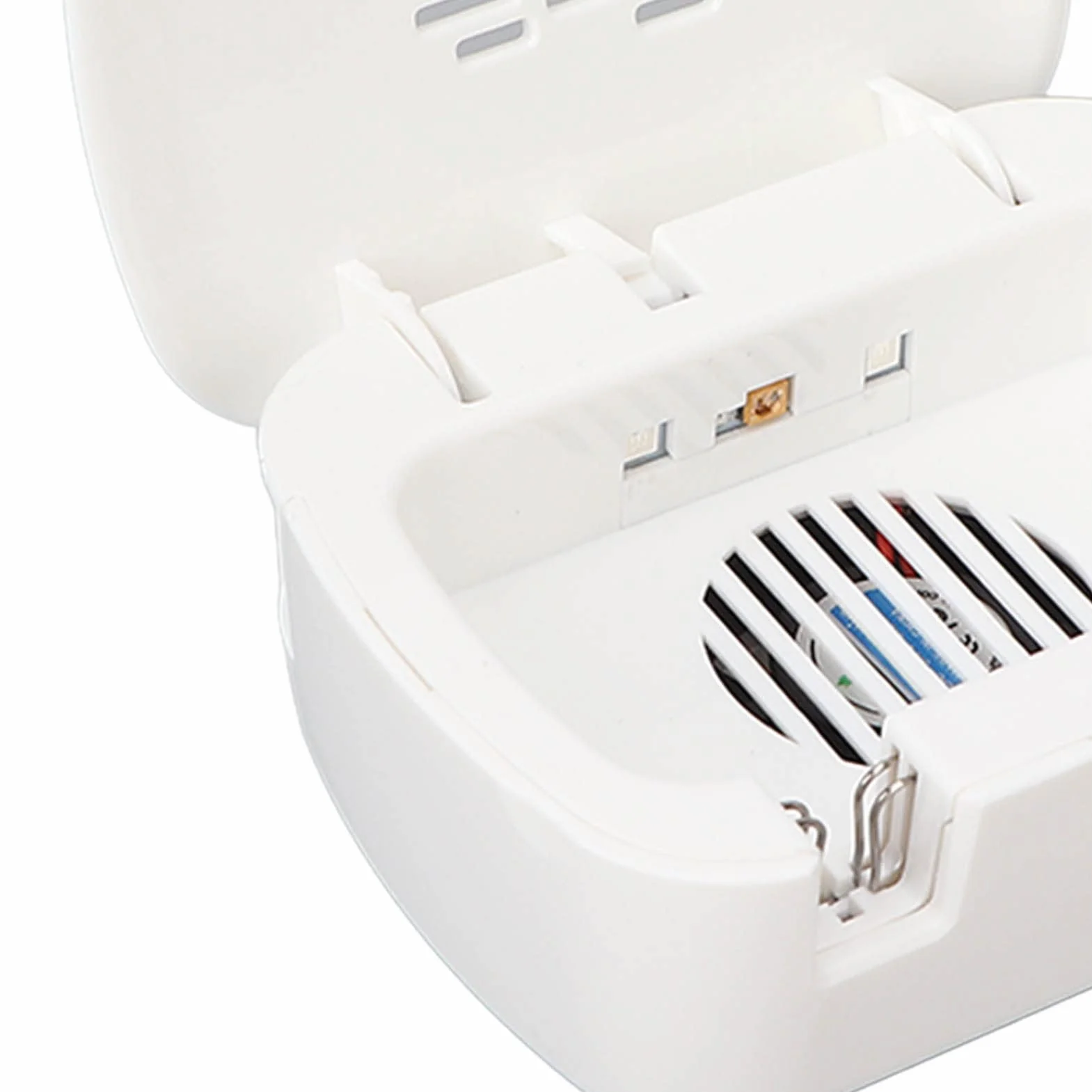 Środek do czyszczenia szczoteczek UV, przenośny uchwyt na środek dezynfekujący do głębokiej szczoteczki do zębów Organizer Case, naścienny ładowanie USB 2 gniazda łazienkowe szczoteczki do zębów Stoja