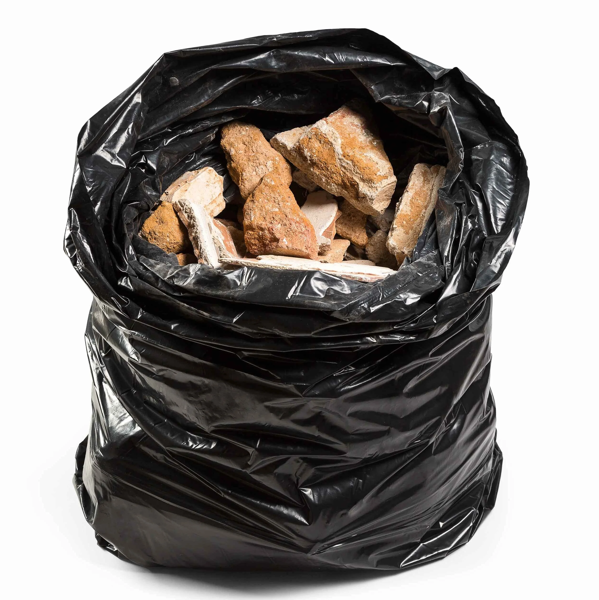 Worki na śmieci 70 L odporne na obciążenia 85 kg z recyklingu szczelne