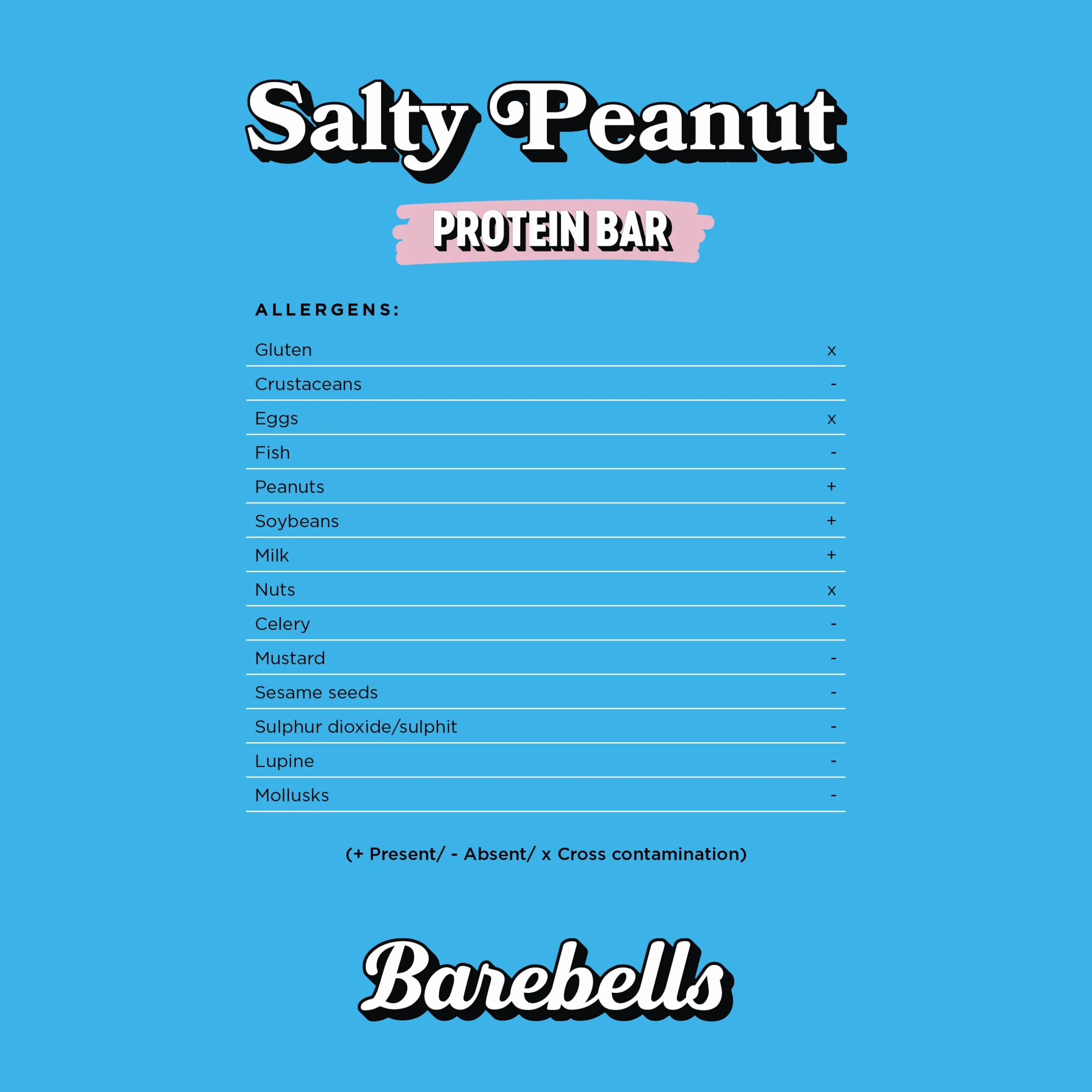 Barebells Protein Bar Salty Peanut 12x55g