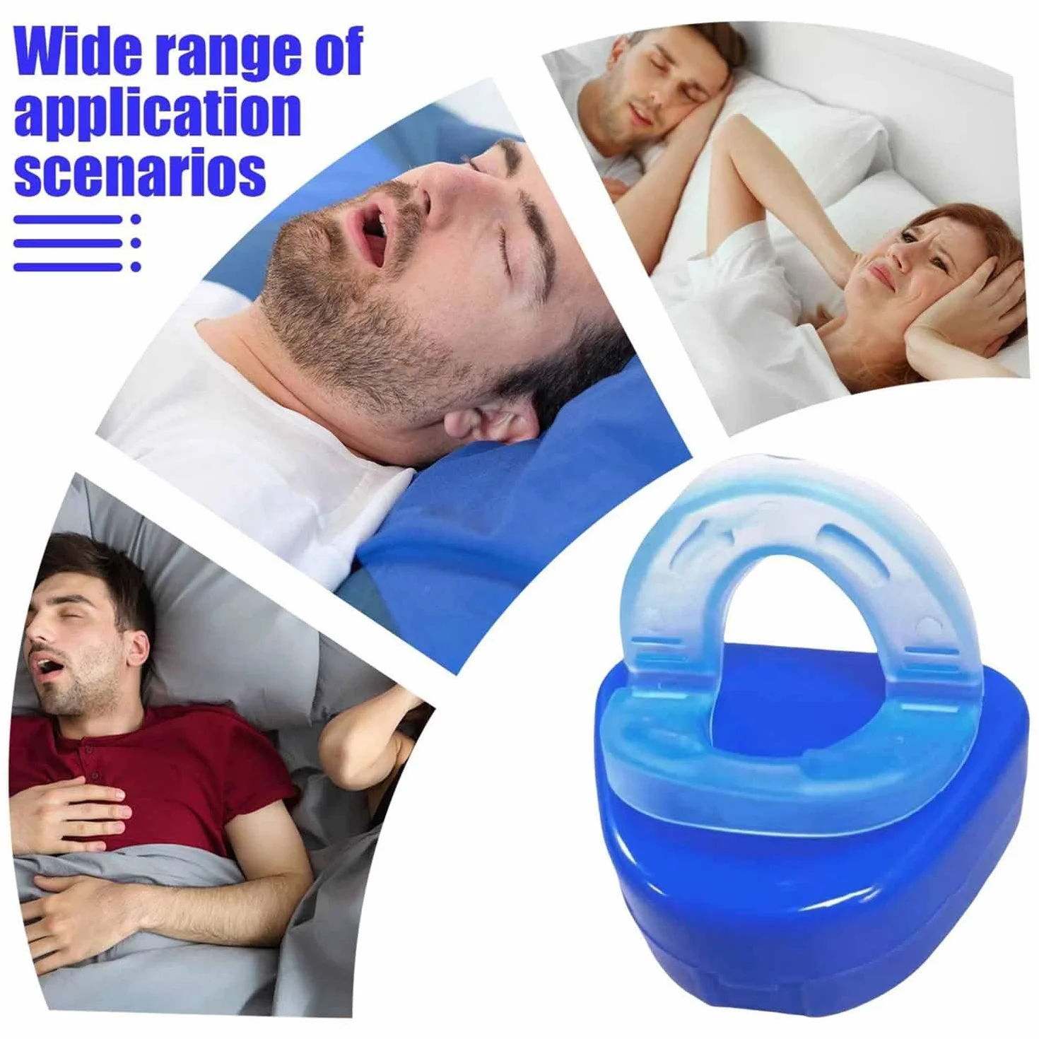 Anti Snoring Mouthpiece - Universal Size,Anti Snoring Devices for Sleep,Food Grade Material Snore Mouth Guard,Instantly Quiet Antisnoring Device Mouthpiece,Make The Night Quiet (2)