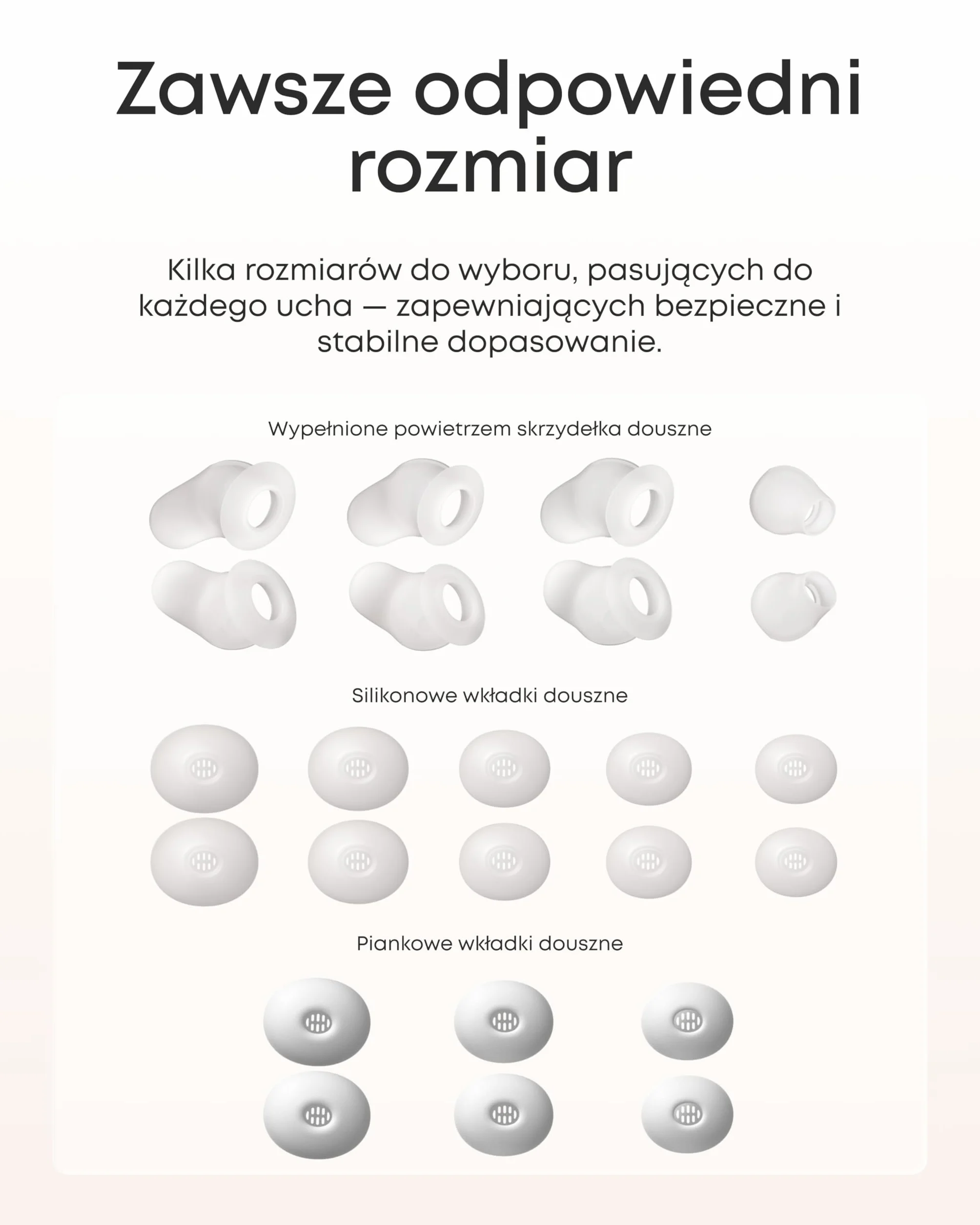 Słuchawki do spania soundcore Sleep A30 (wersja specjalna) Anker, pasywna i aktywna redukcja hałasu, maskowanie chrapania, dźwięki do zasypiania, komfort dla śpiących na boku, 10 godzin odtwarzania