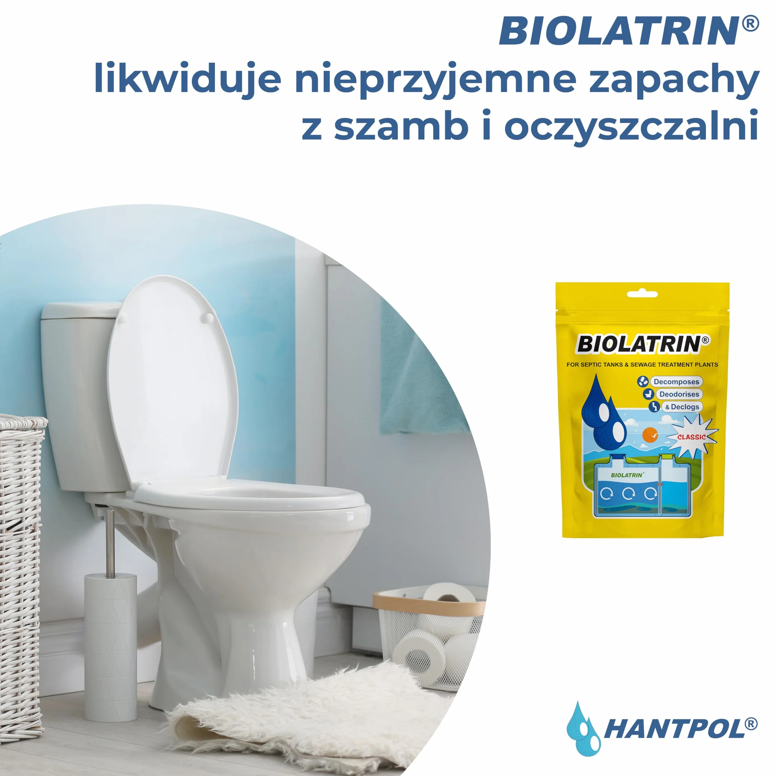 BIOLATRIN CLASSIC Biologiczna obróbka szamba 400 g
