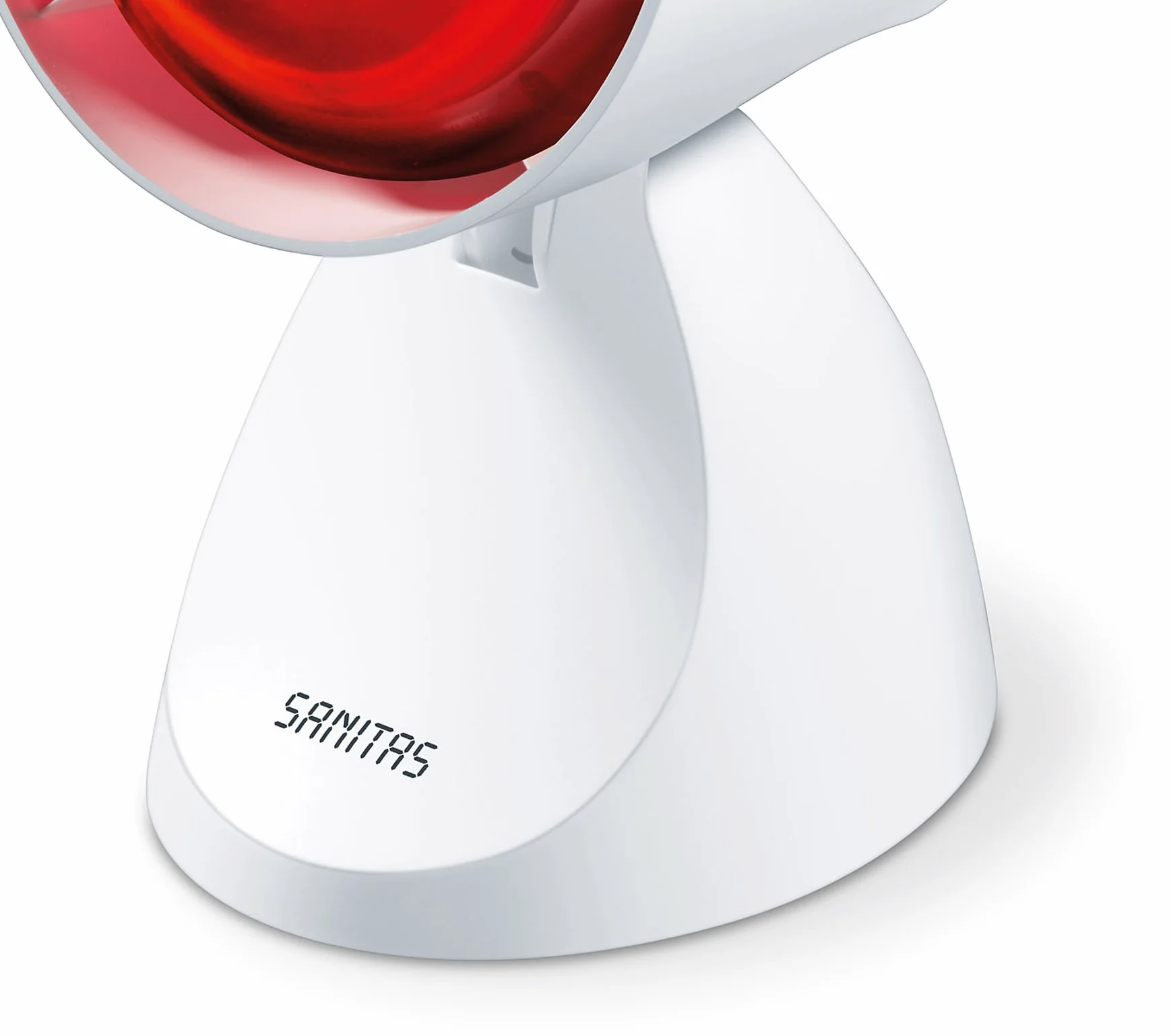 Sanitas SIL 06 Lampa na podczerwień, kojące ciepło wspomagające proces leczenia w przypadku przeziębienia, bólu mięśni lub stawów, poprawa wyglądu skóry, z 5 kątami nachylenia