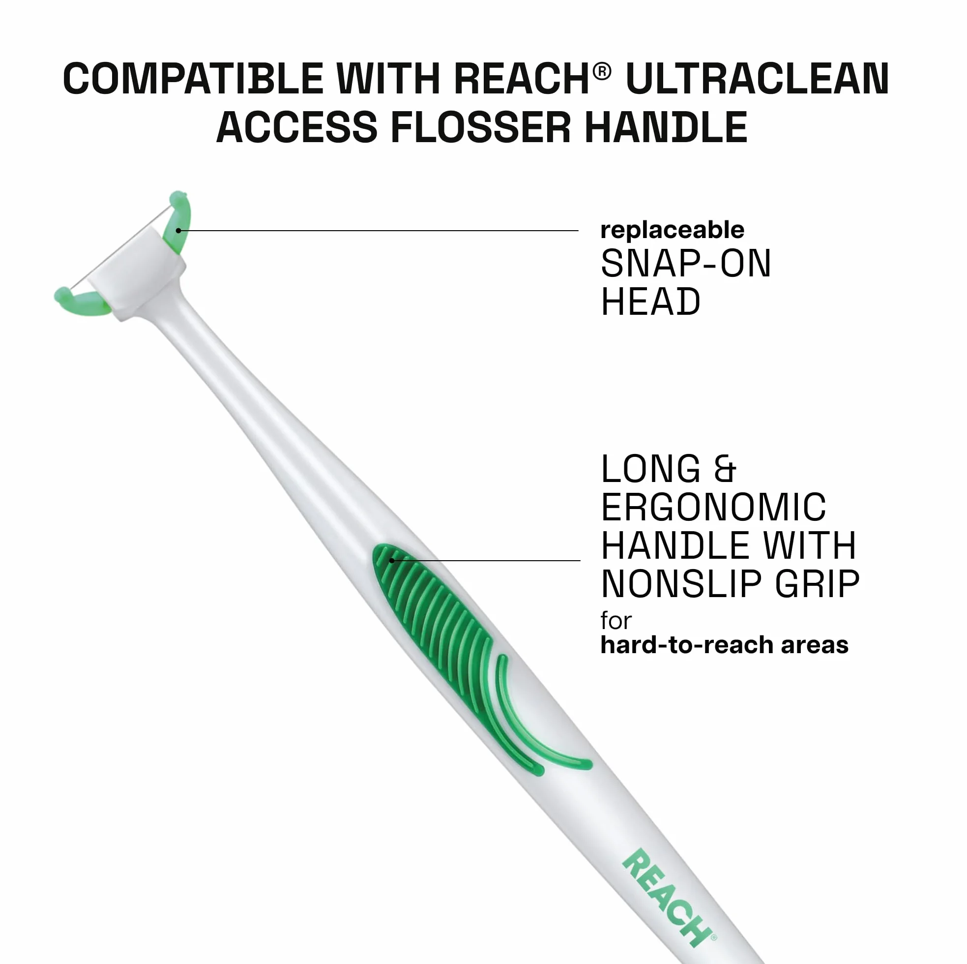 Listerine Ultraclean Access Flosser Heads miętowy 28 szt