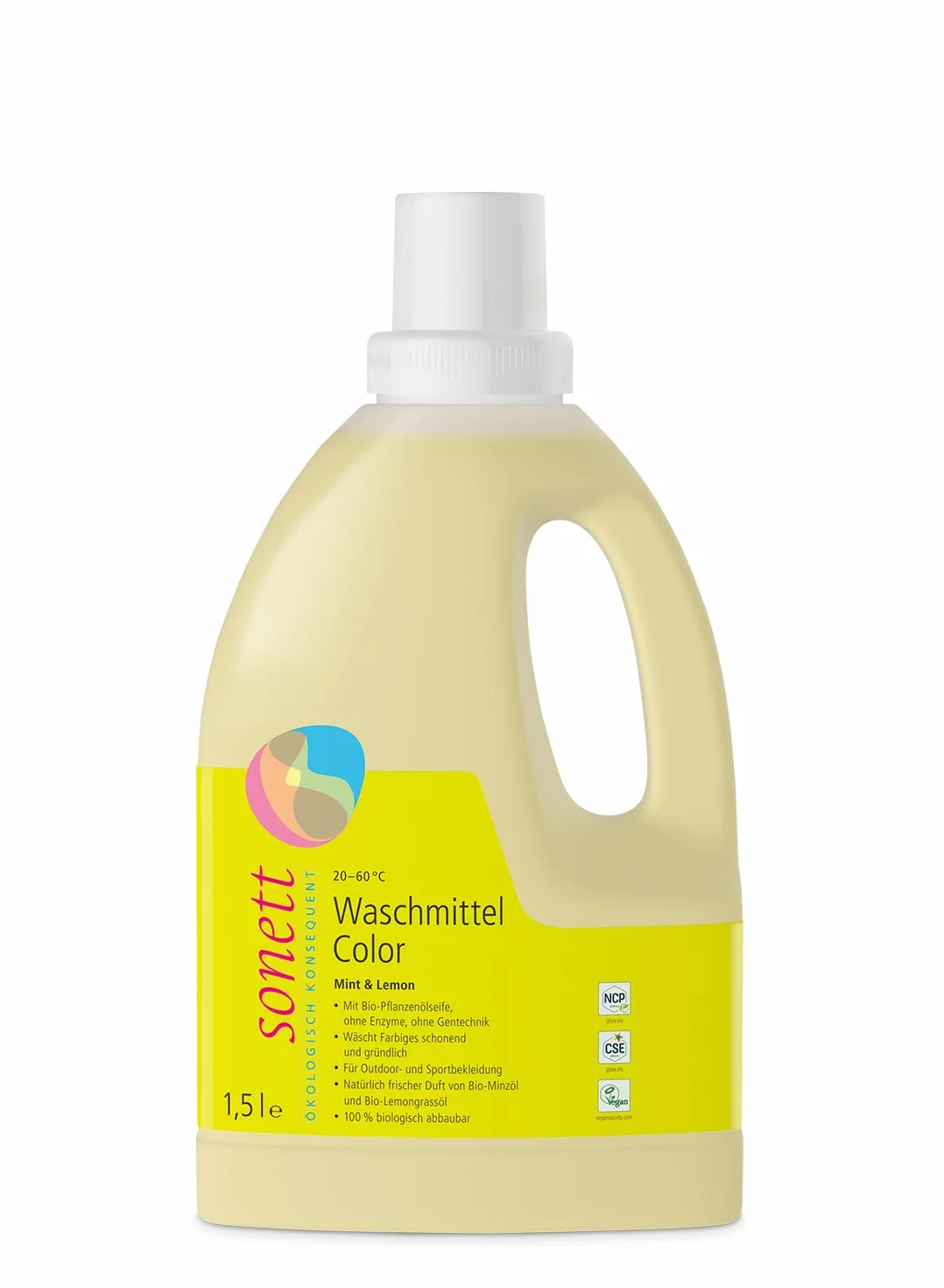 Sonett Środek piorący Color Mint & Lemon 1,5 litra