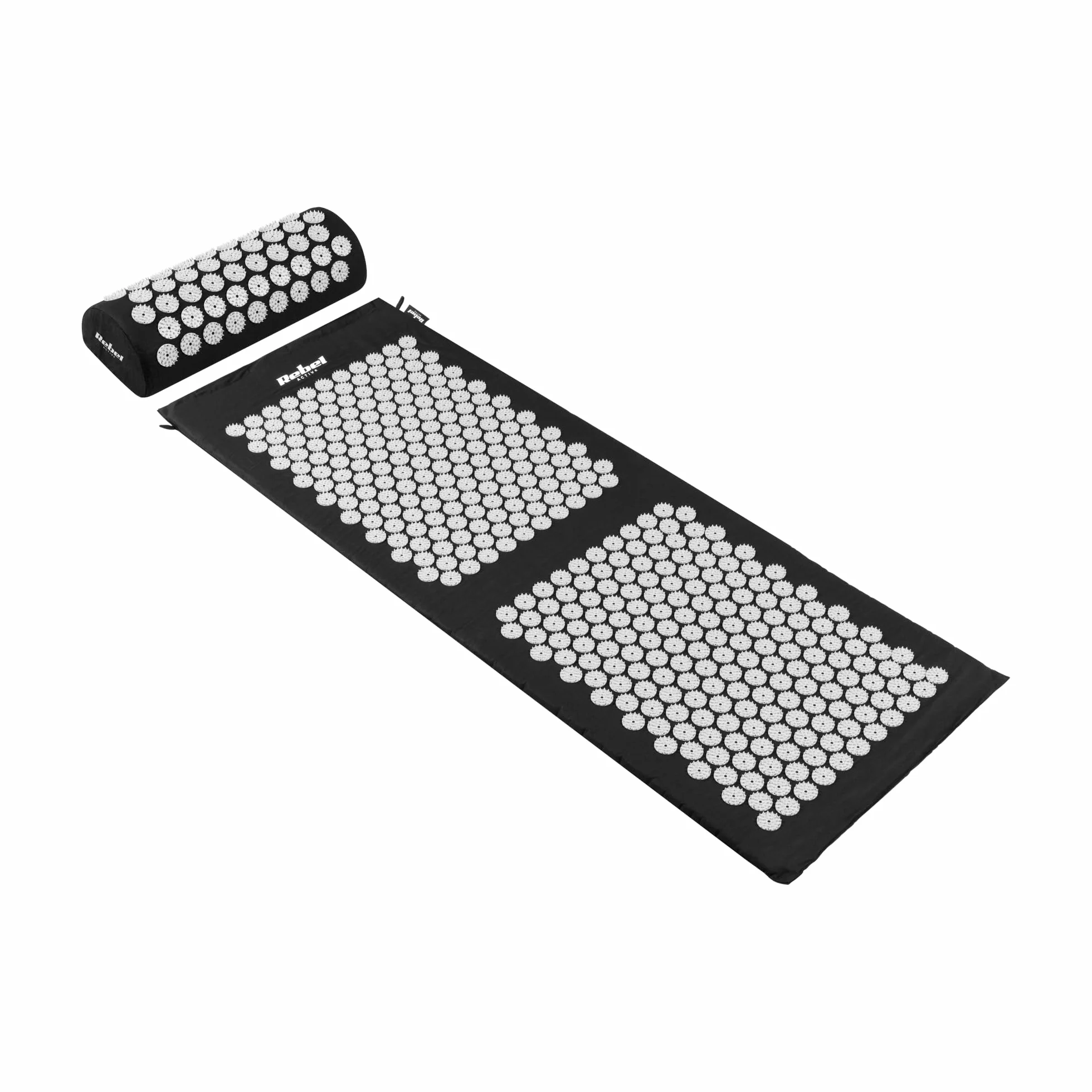Rebel Electro Mata Zdrowotna z Kolcami do Akupresury z Poduszką 130x50 cm XXL RBA-6003-BK