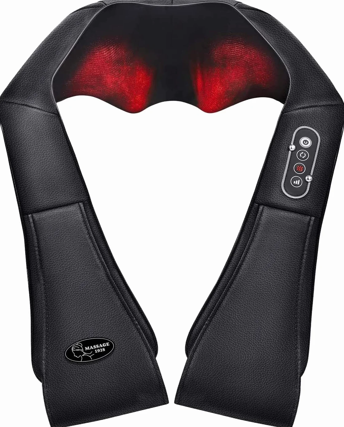 Masażer ramion i szyi Shiatsu 3D z podgrzewaniem czarny
