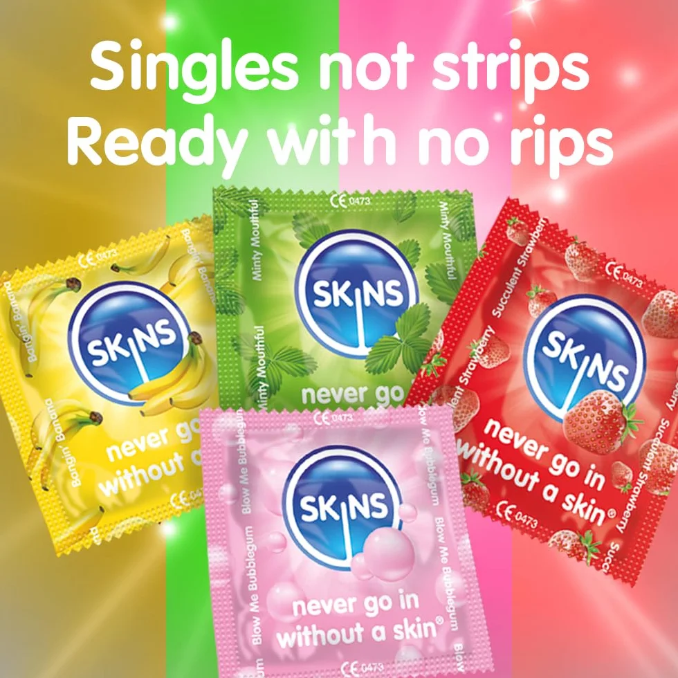 Skins Flavoured prezerwatywy 4 szt