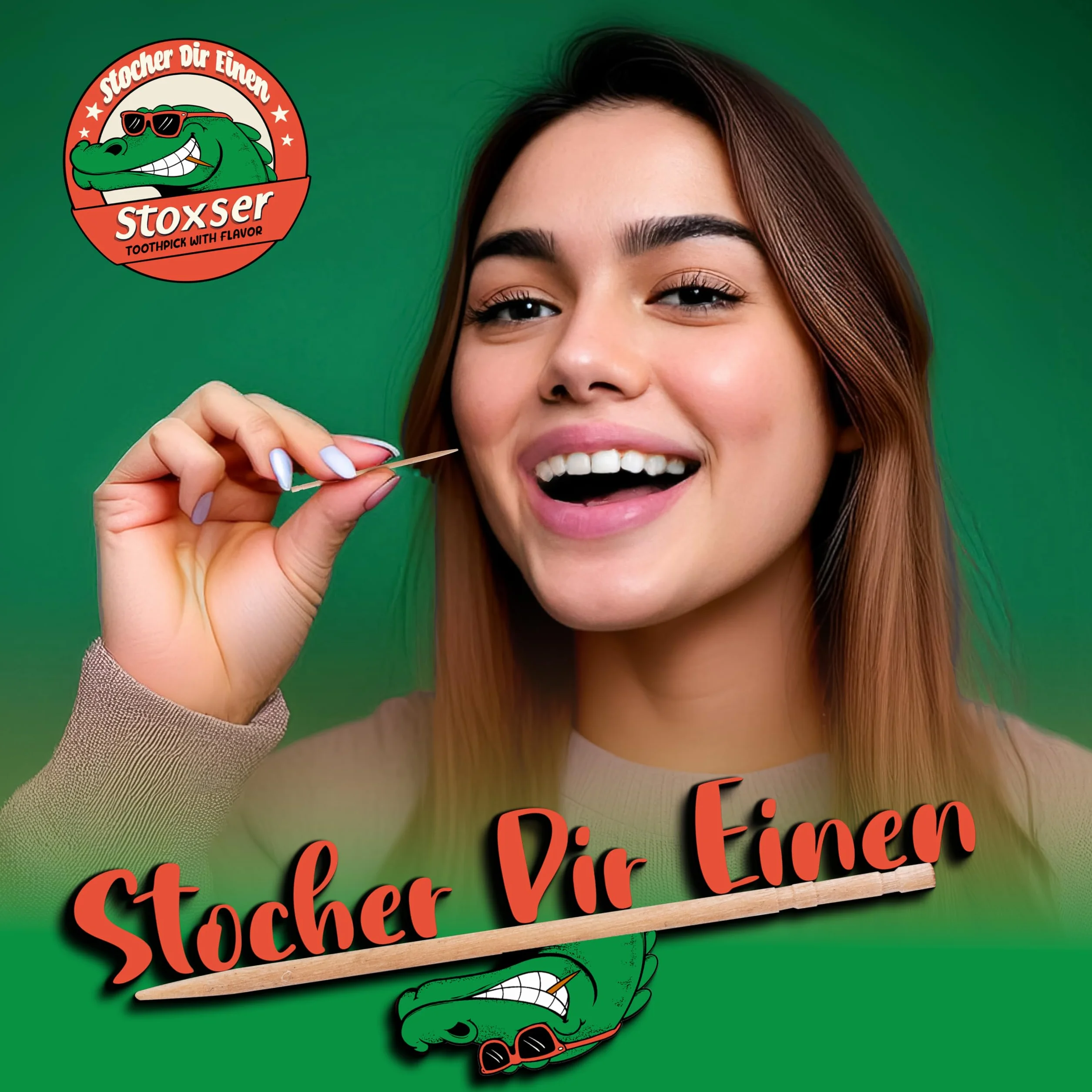150 x wykałaczka o smaku mięty/mentolu, rewolucja smaku, bez gumy do żucia, wspiera pastę do zębów, usuwanie kamienia nazębnego, nić dentystyczna, bez cukru