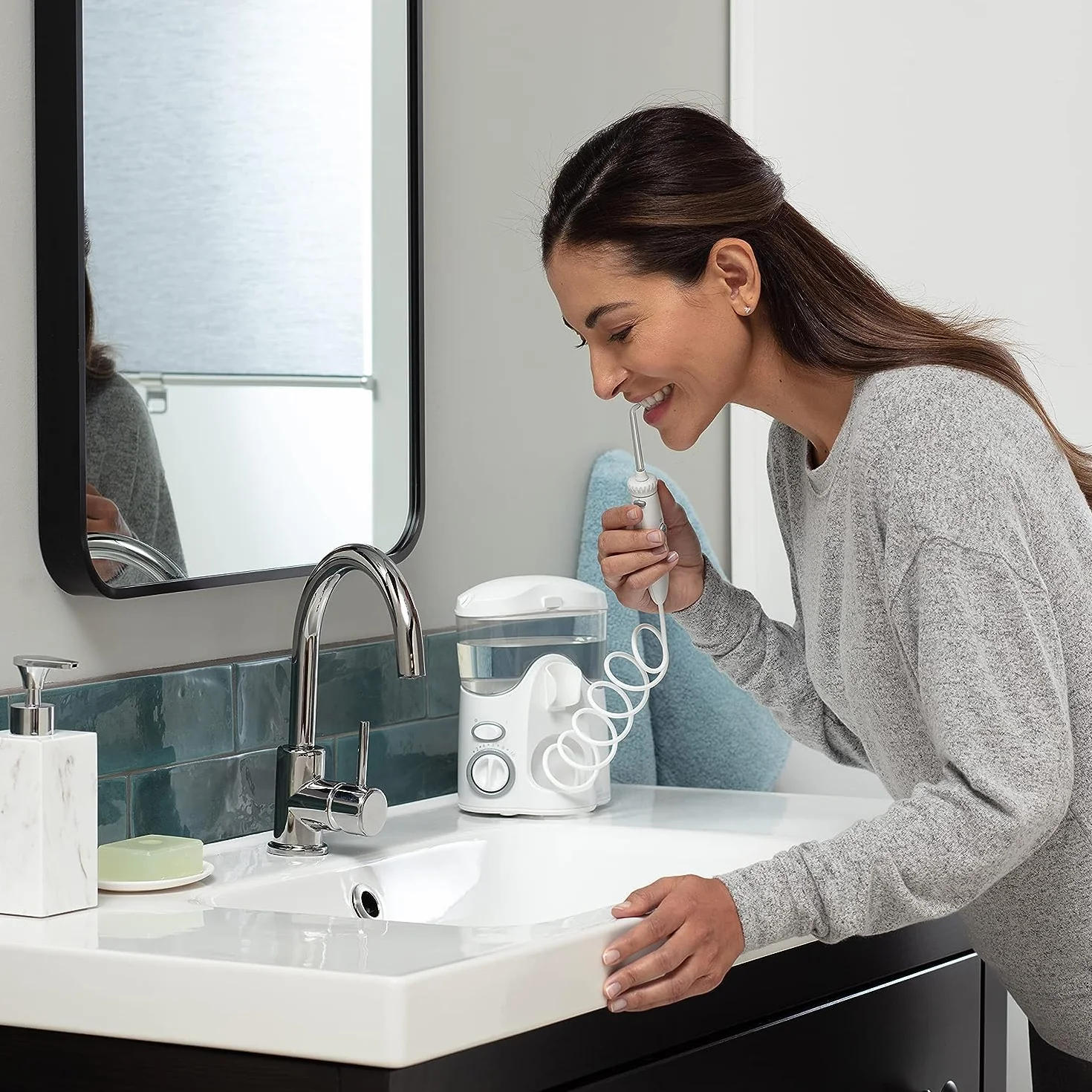 Waterpik WF100EU Ultra hydropulsator dysza dentystyczna zestaw 6 dysz osłona RFID Arkebion®